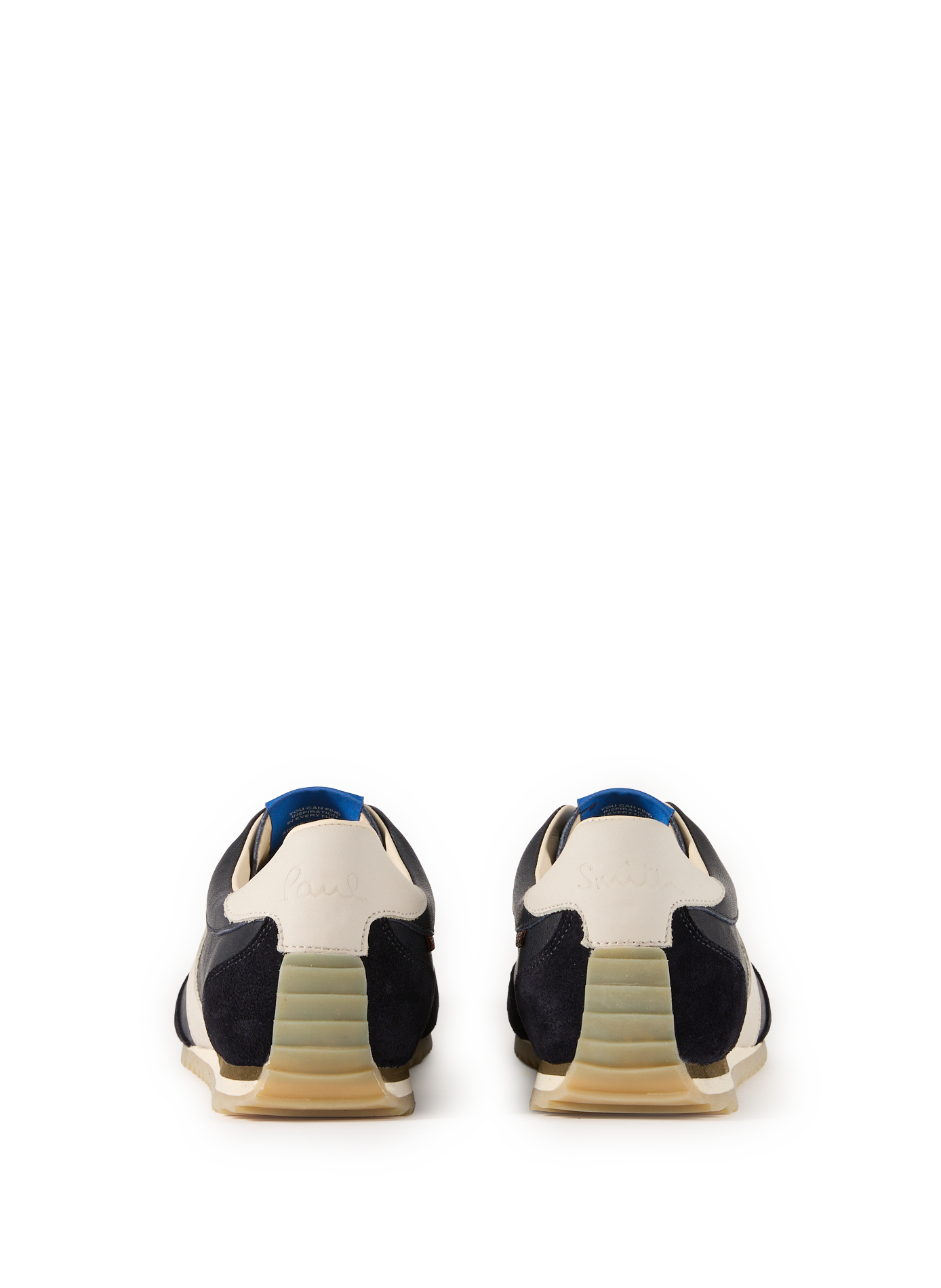 Text translated to English:
Chilly leather wedge sneakers PAUL SMITH Blue