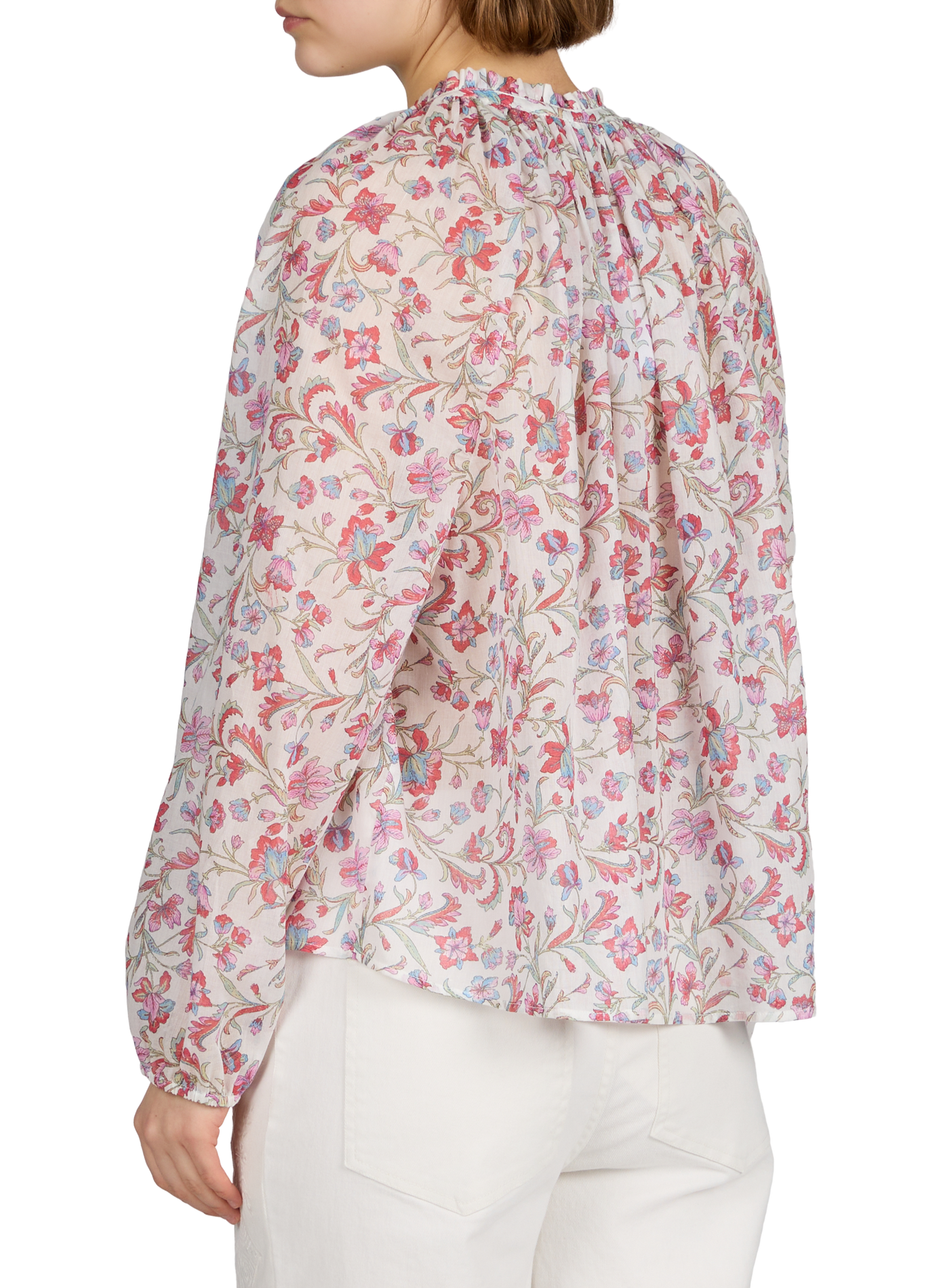 Blouse Nicoliana floral in cotton LOUISE MISHA Multicolour