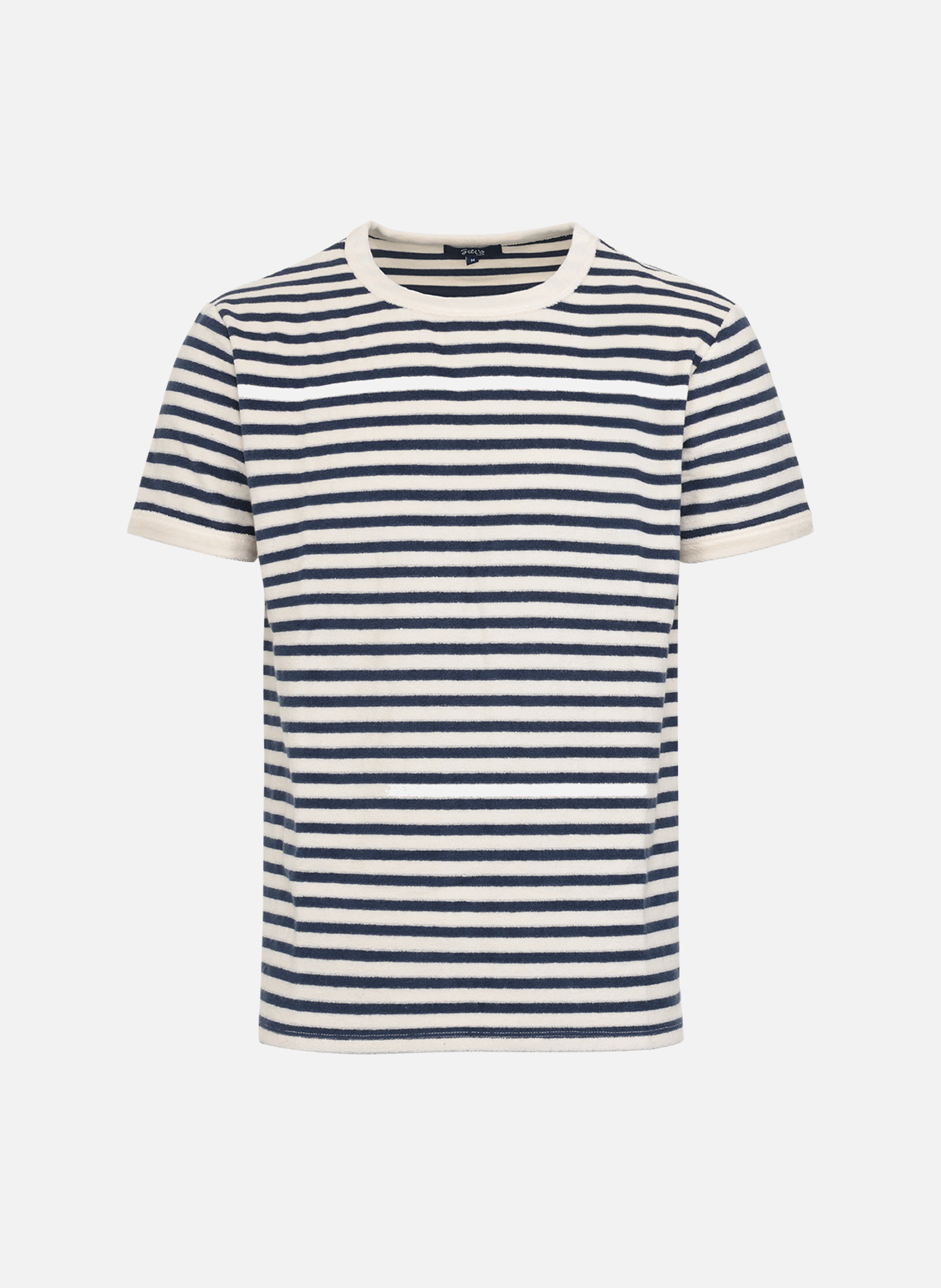 T-shirt rayé en éponge GILI'S Bleu