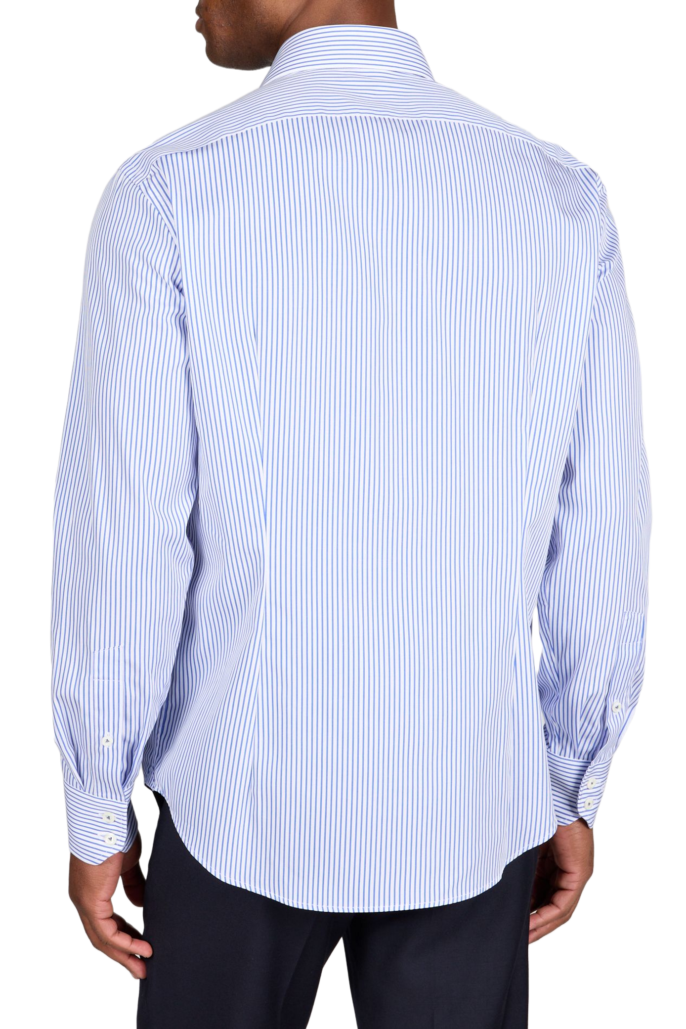 Classic Striped Shirt with Collar VAN LAACK Blue
