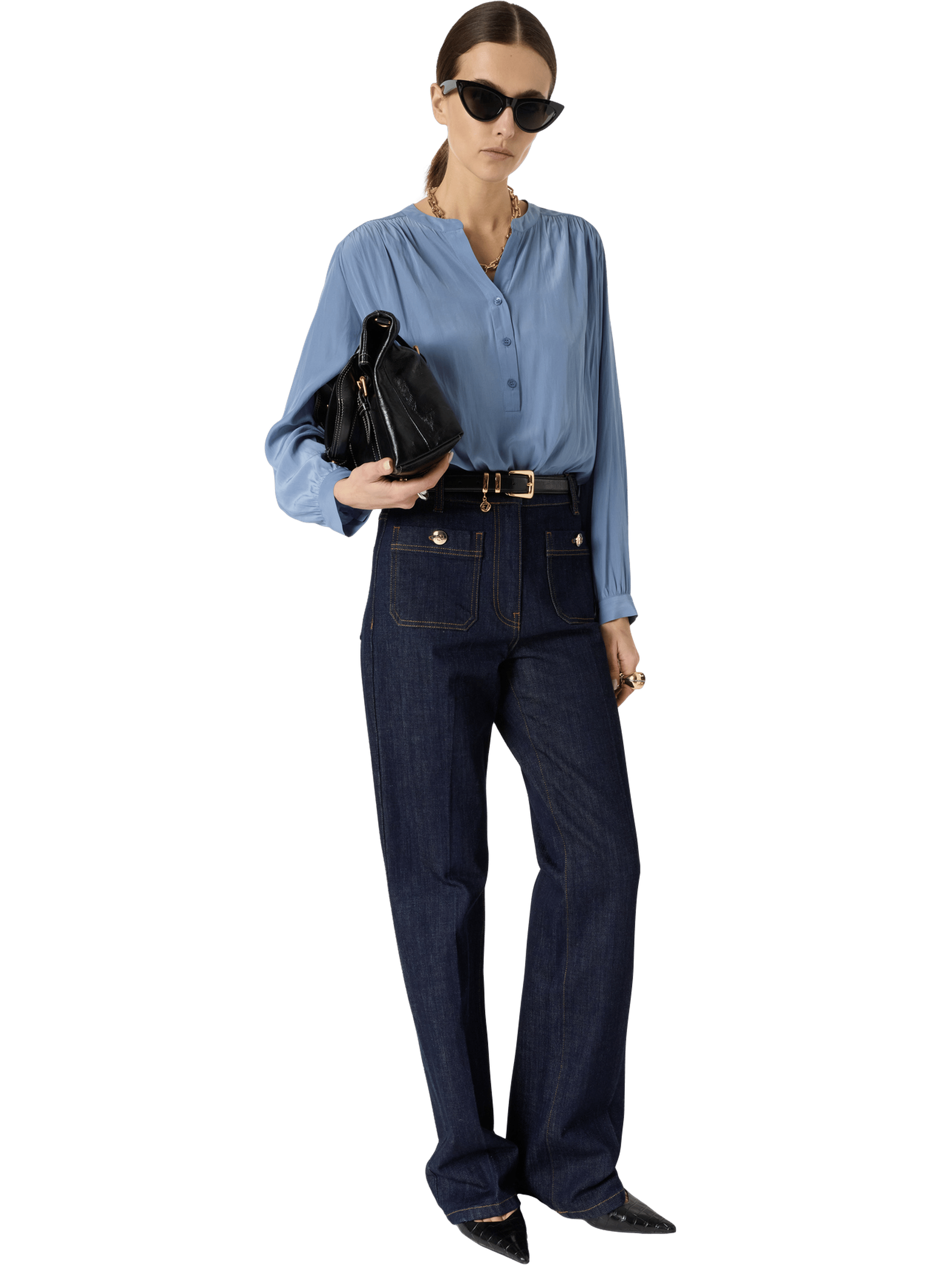 Blouse fluide - cyndie GERARD DAREL Bleu
