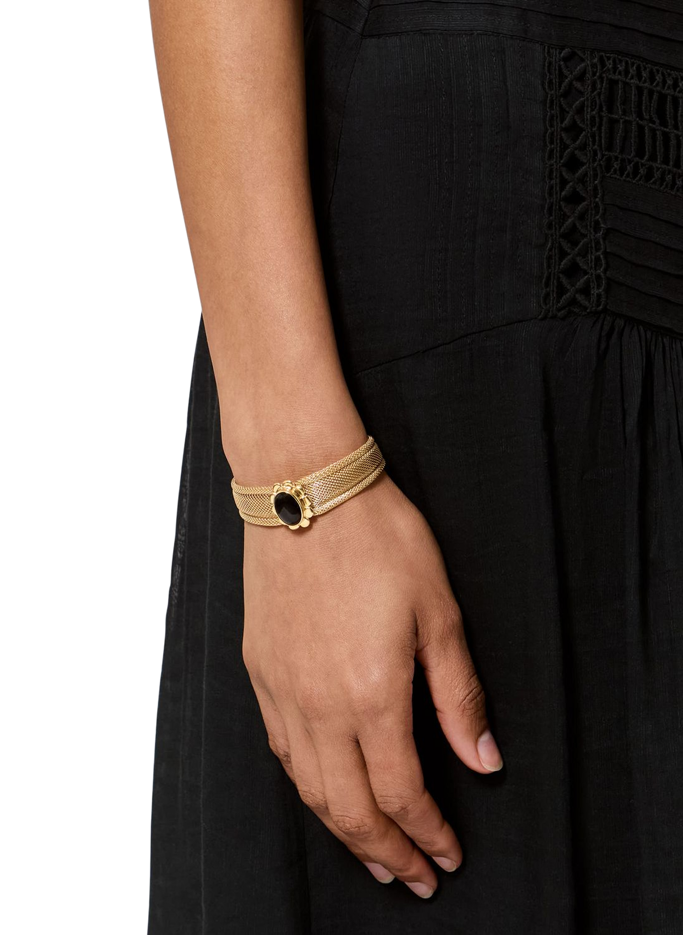 Bracelet manchette Hanae à ornement ISABEL MARANT Noir