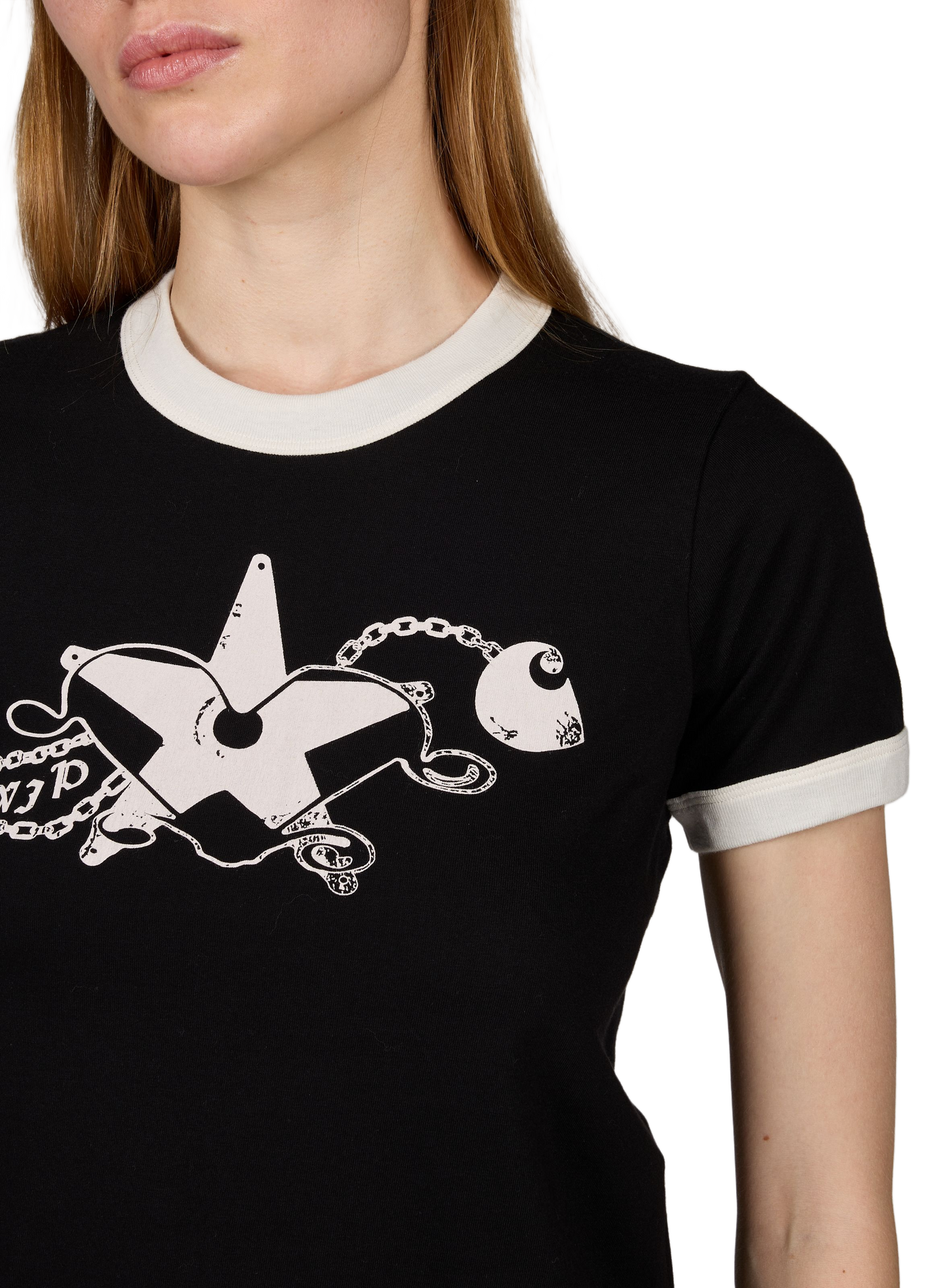 Angepasstes bedrucktes T-Shirt CARHARTT WIP Schwarz