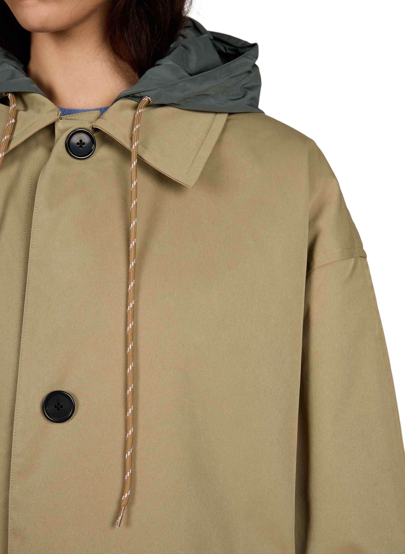 Oversize Parka mit Kapuze BELLEROSE Beige
