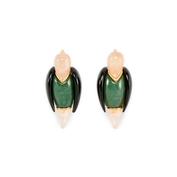 Boucles d'oreilles Plume en laiton Boucles d'oreilles Plume en laiton