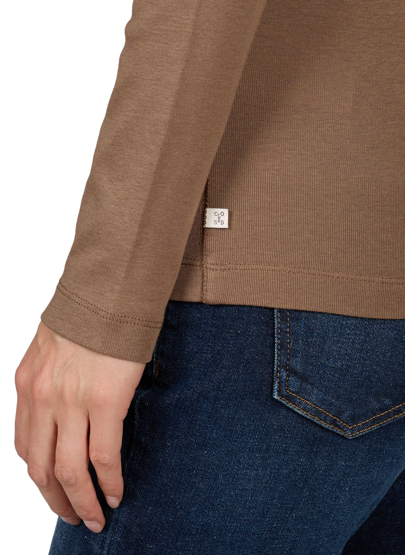 Logo T-shirt  CLOSED Beige
