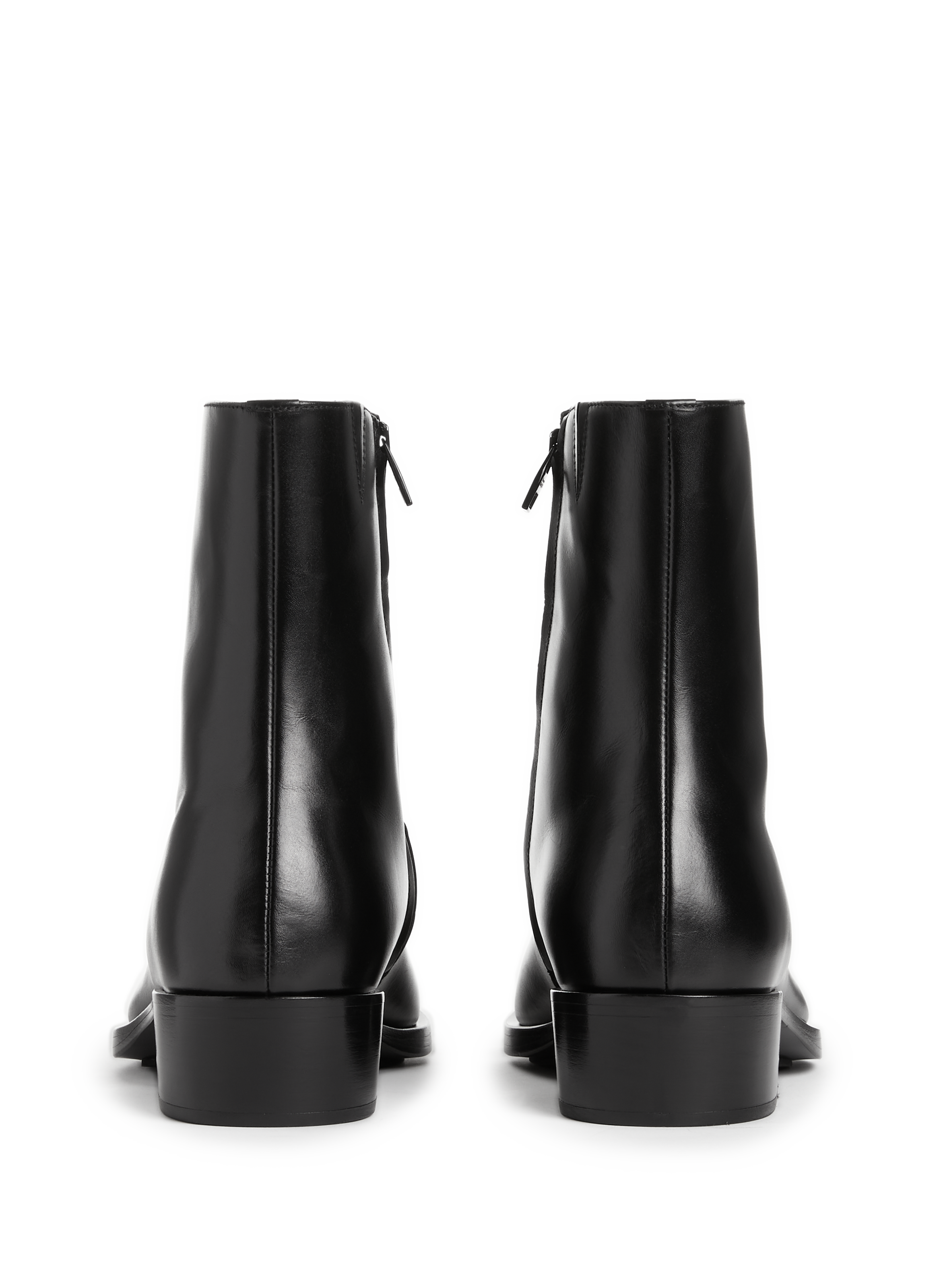 Bottines en cuir ALEXANDER MCQUEEN Noir