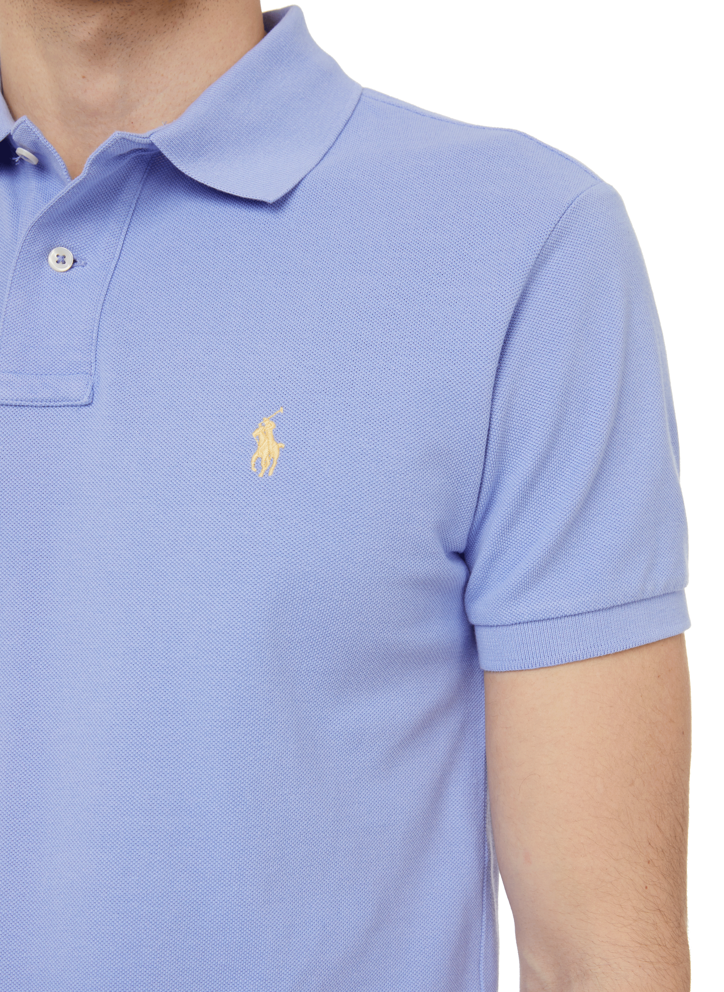 Cotton piqué polo shirt POLO RALPH LAUREN Blue
