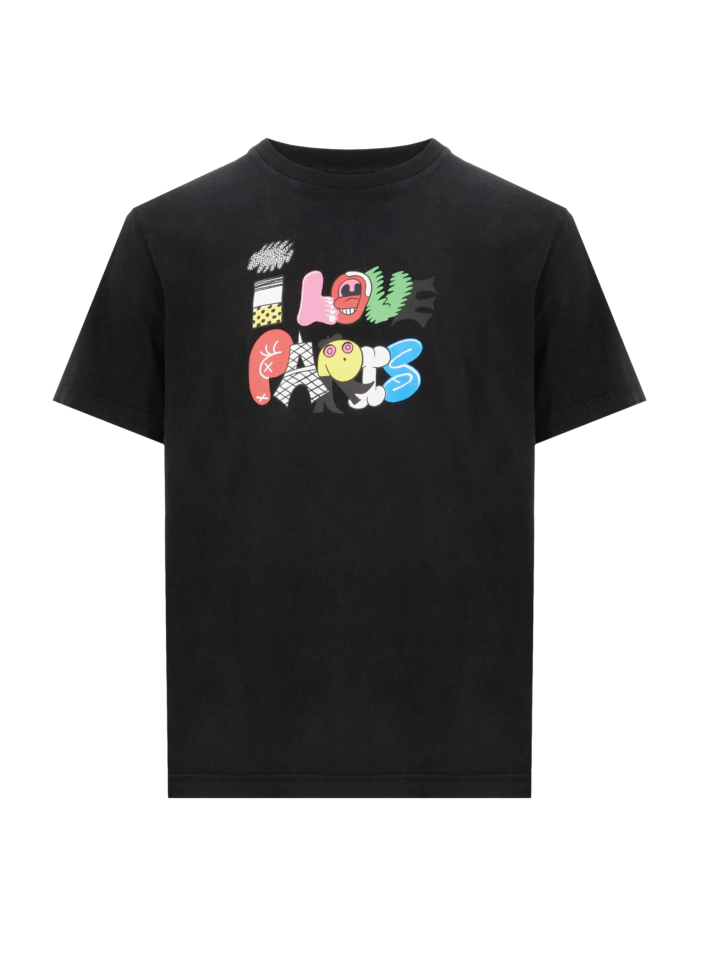 T-shirt I love Paris en coton organique