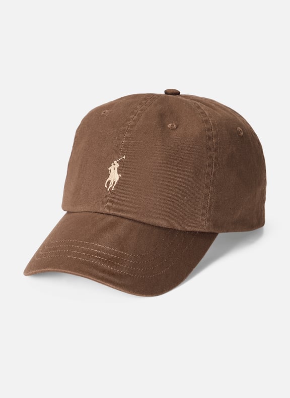 Cotton baseball cap Brown by POLO RALPH LAUREN POLO RALPH LAUREN Cotton baseball cap Brown