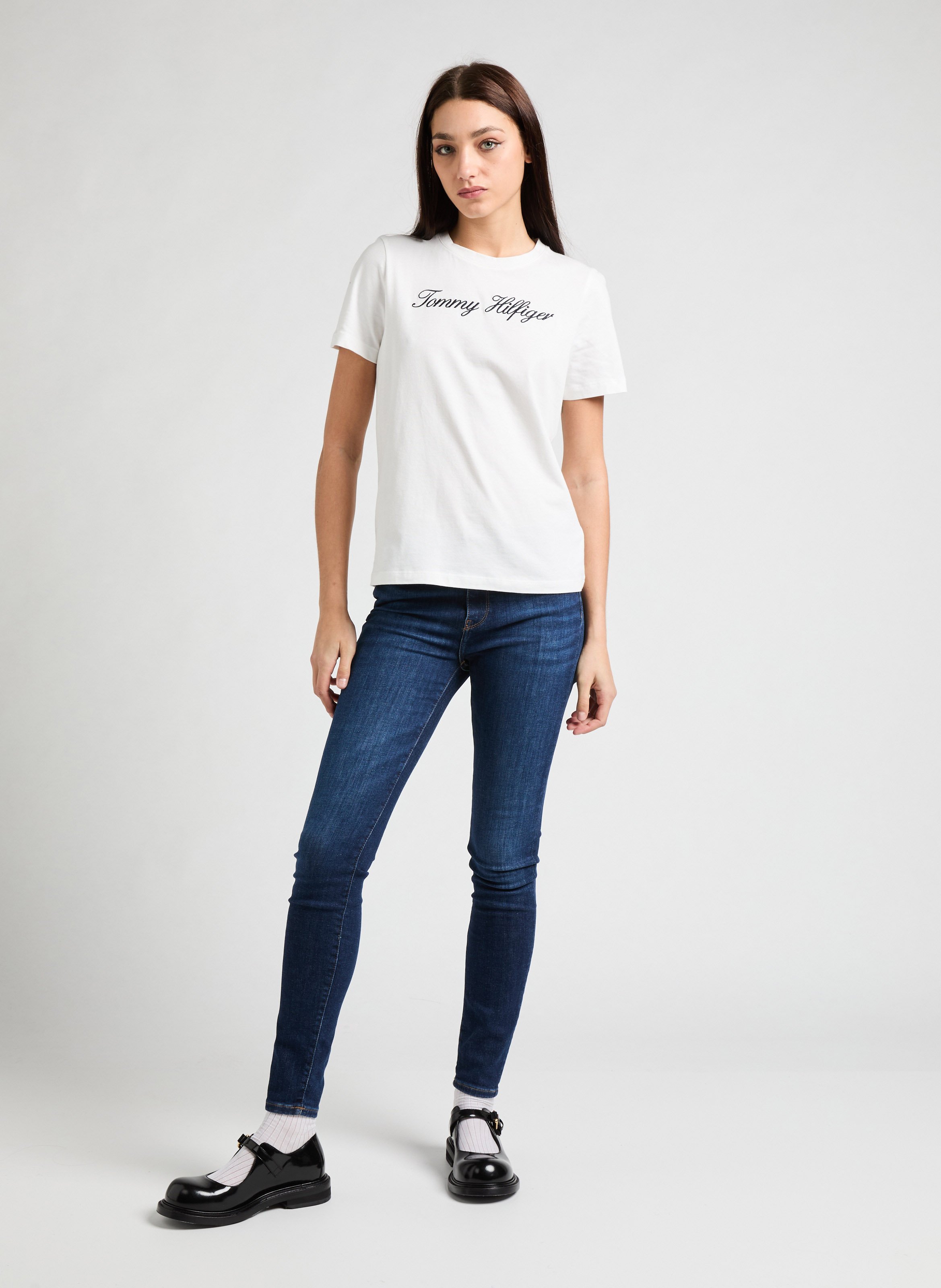 T-shirt à logo  TOMMY HILFIGER Beige