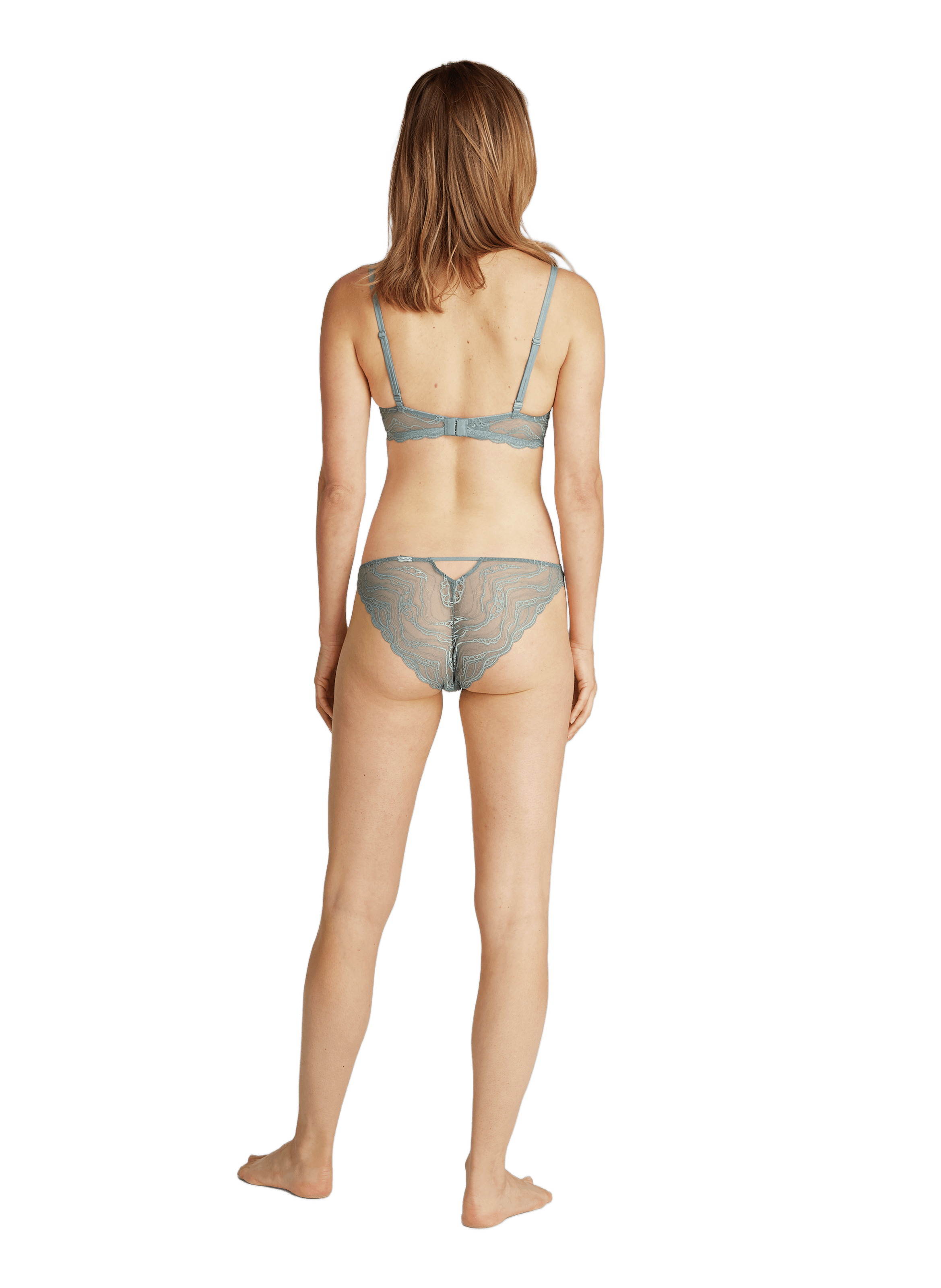 Lace briefs CALVIN KLEIN Grey