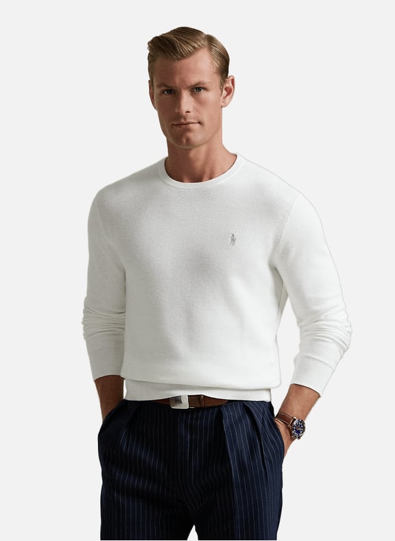 Pull en coton Blanc by POLO RALPH LAUREN POLO RALPH LAUREN Pull en coton Blanc