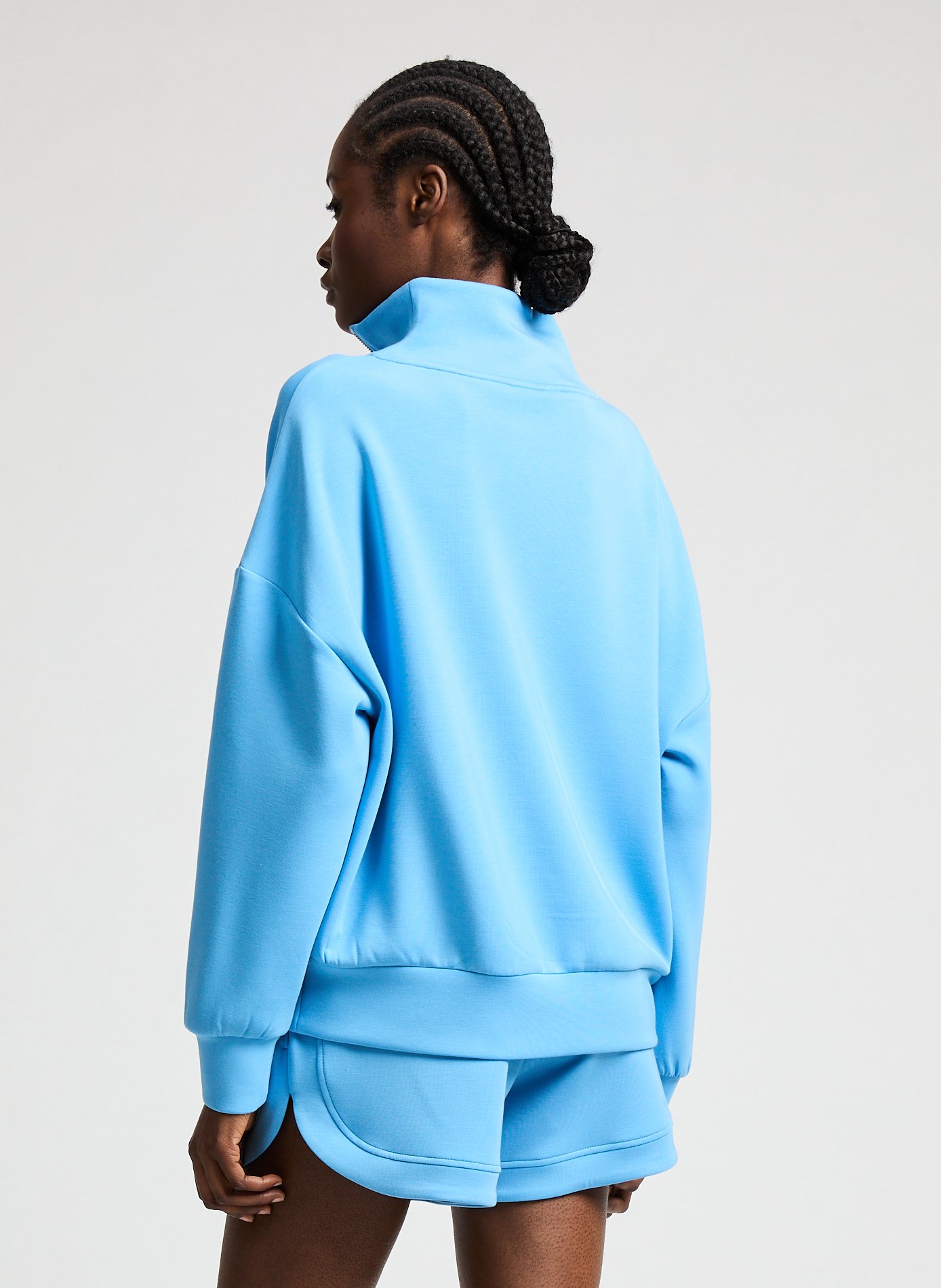 Zip-neck sweatshirt VARLEY Blue
