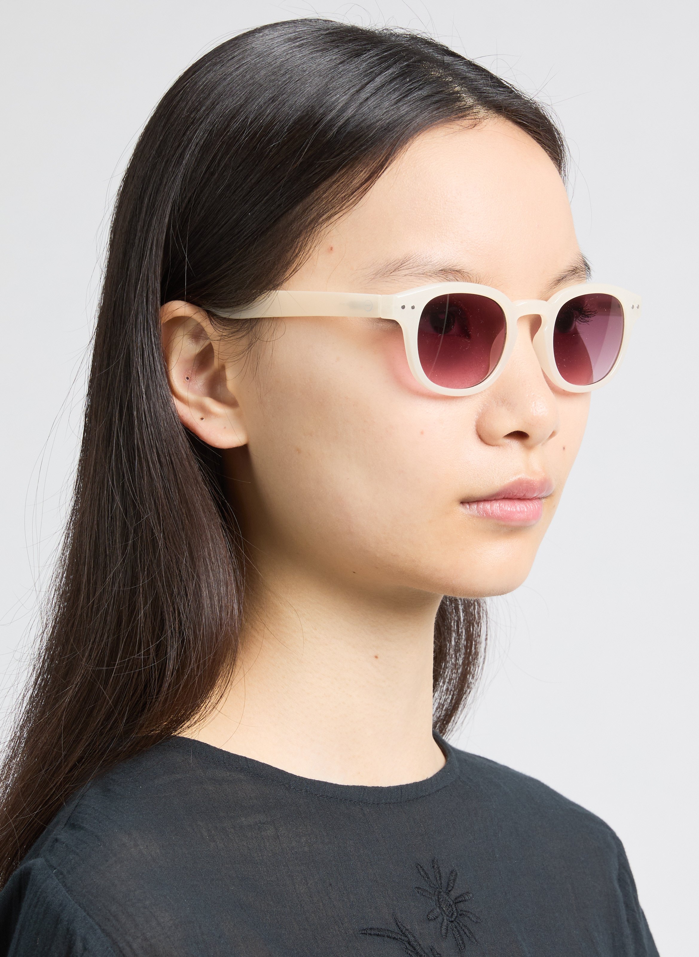 Lunettes de soleil à verres fumés  IZIPIZI Beige