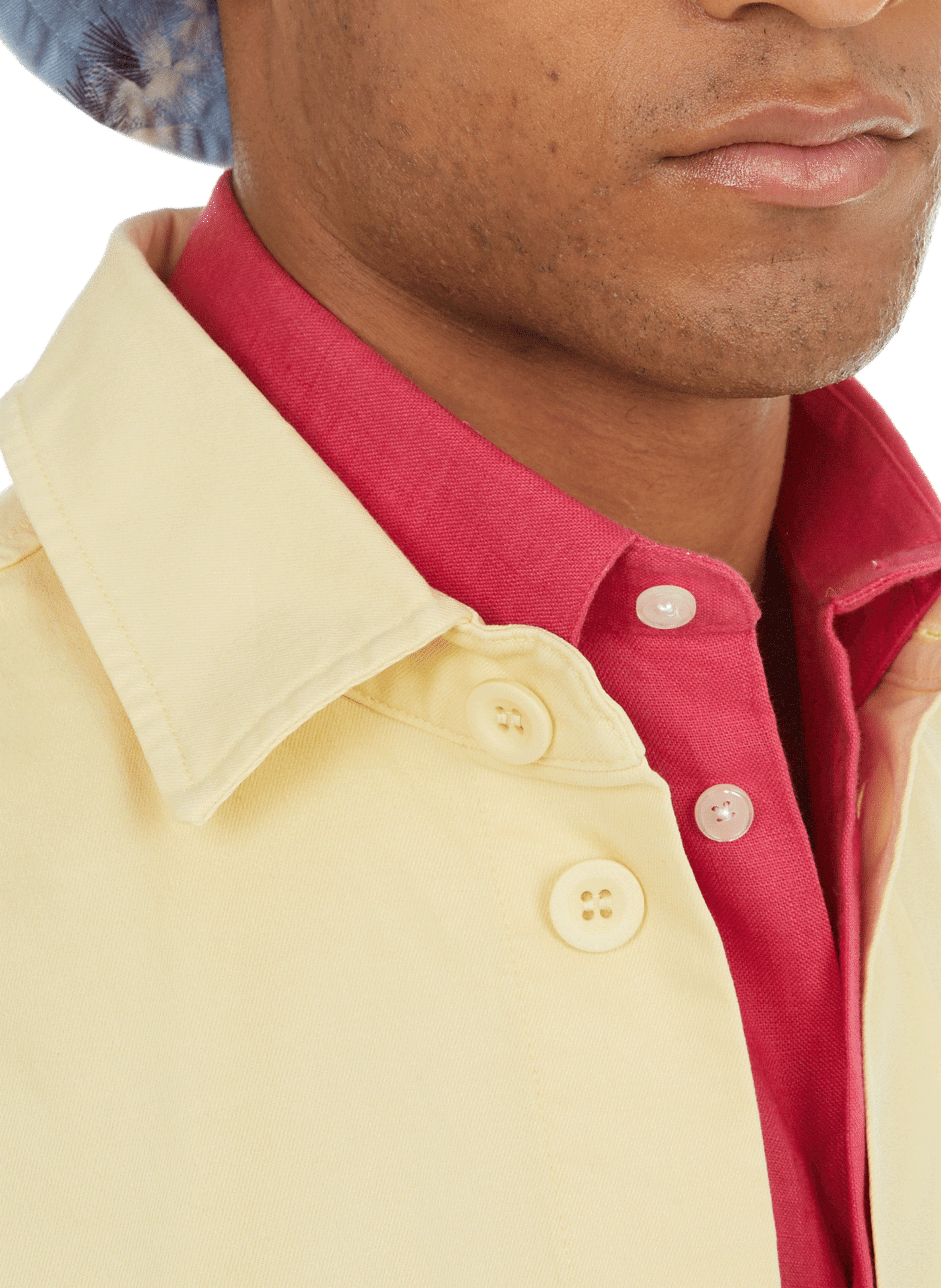 Chemise en coton  Jaune