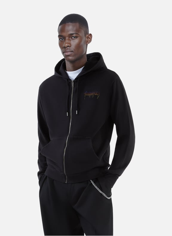 Sweatshirt à capuche sérigraphie Noir by THE KOOPLES THE KOOPLES Sweatshirt à capuche sérigraphie Noir