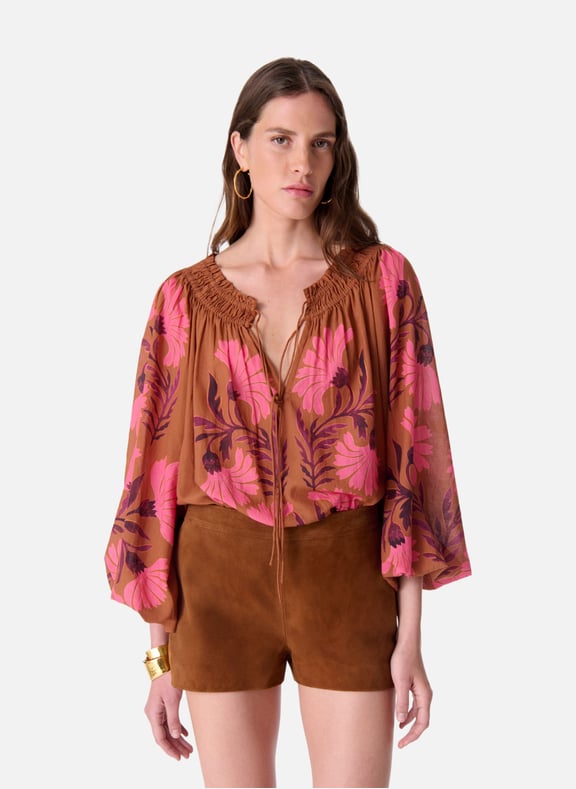 Blouse enya Orange by VANESSA BRUNO VANESSA BRUNO Blouse enya Orange