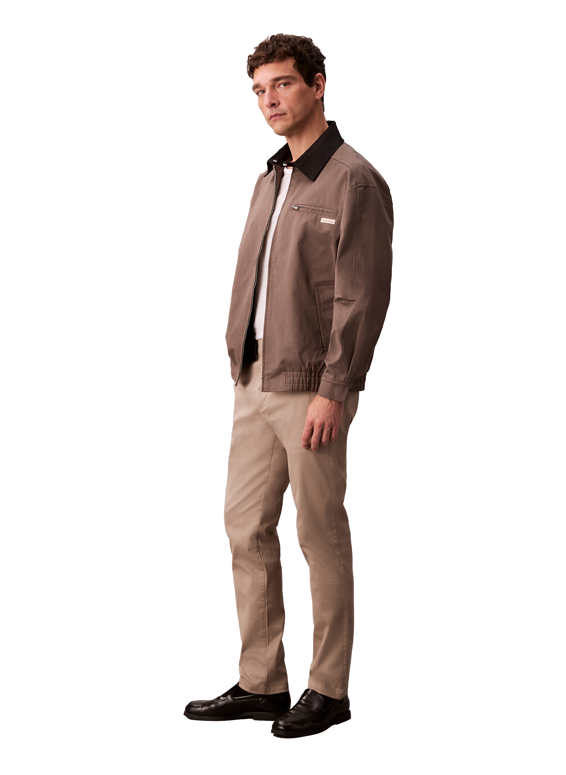 Slim-fit chinos CALVIN KLEIN Brown