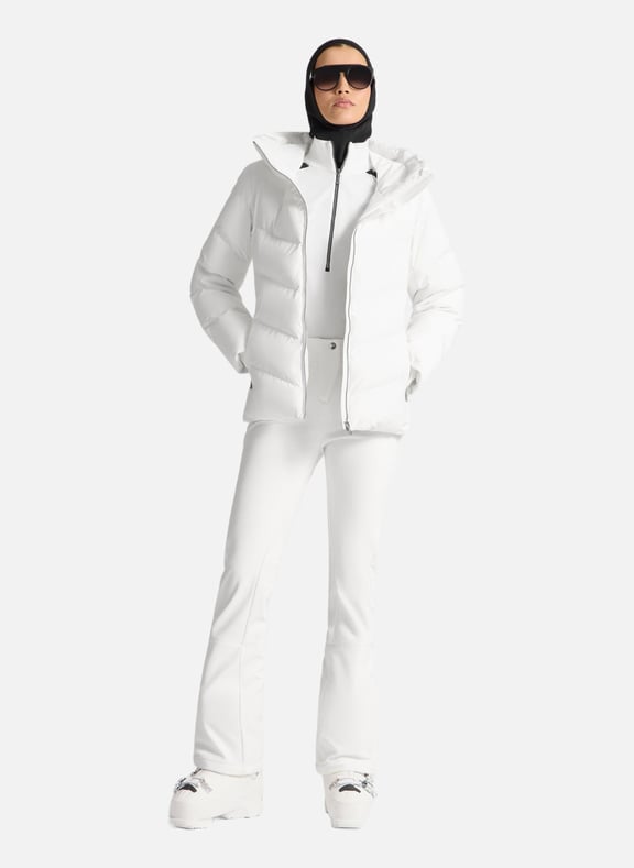 Veste de ski delphine col montant coupe ajustée Blanc by FUSALP FUSALP Veste de ski delphine col montant coupe ajustée Blanc