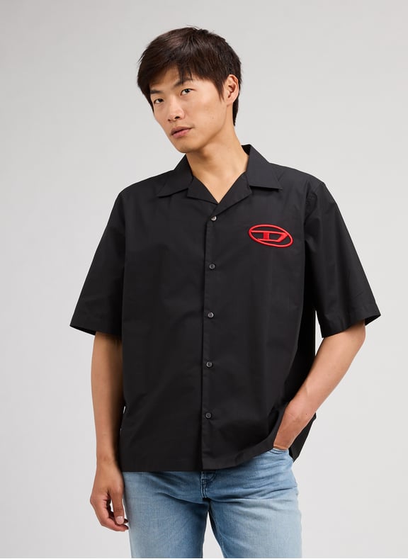 Short-sleeve shirt S-Mac-C Black by DIESEL DIESEL Short-sleeve shirt S-Mac-C Black
