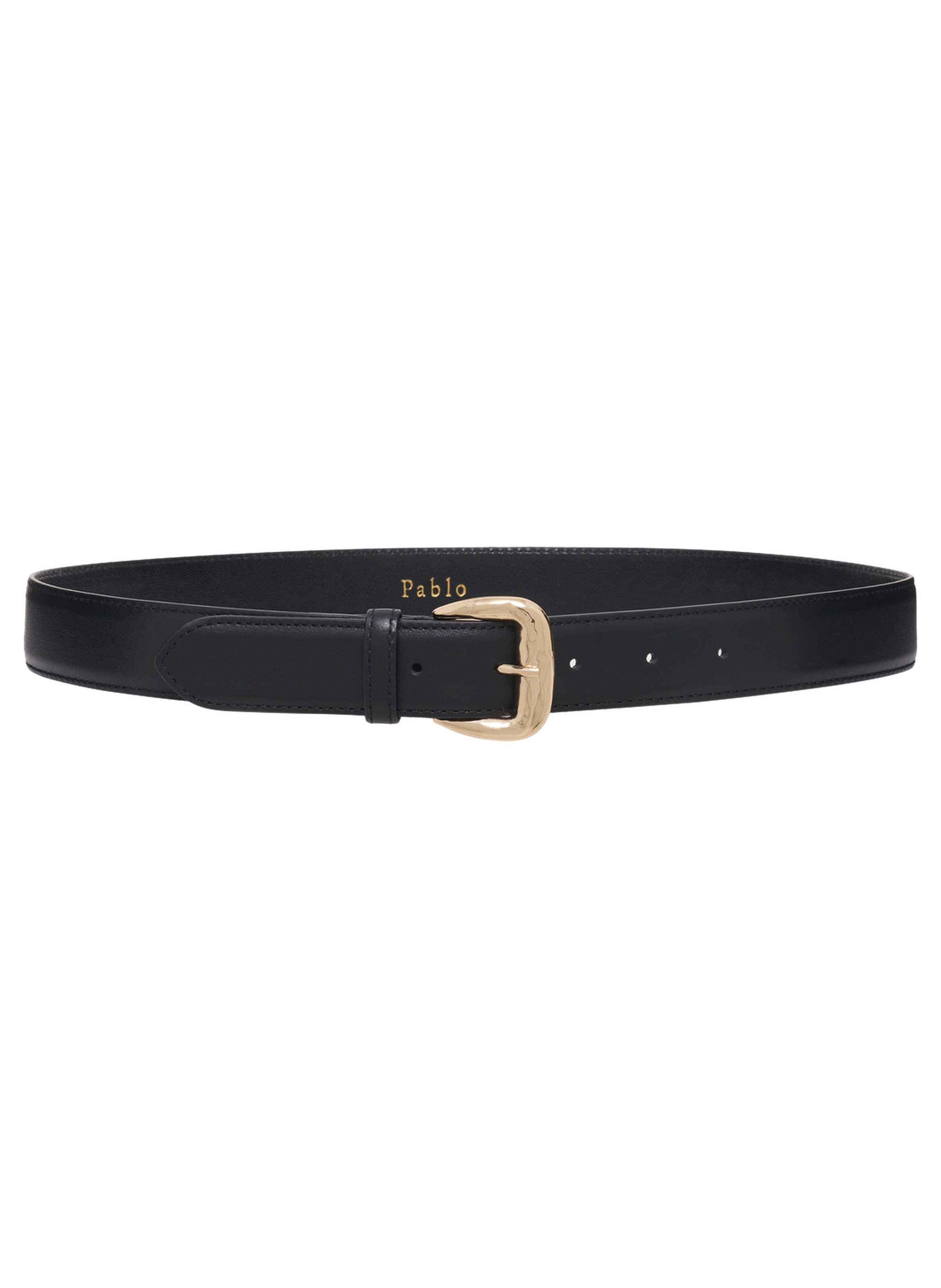 Ceinture en cuir - isra PABLO Noir