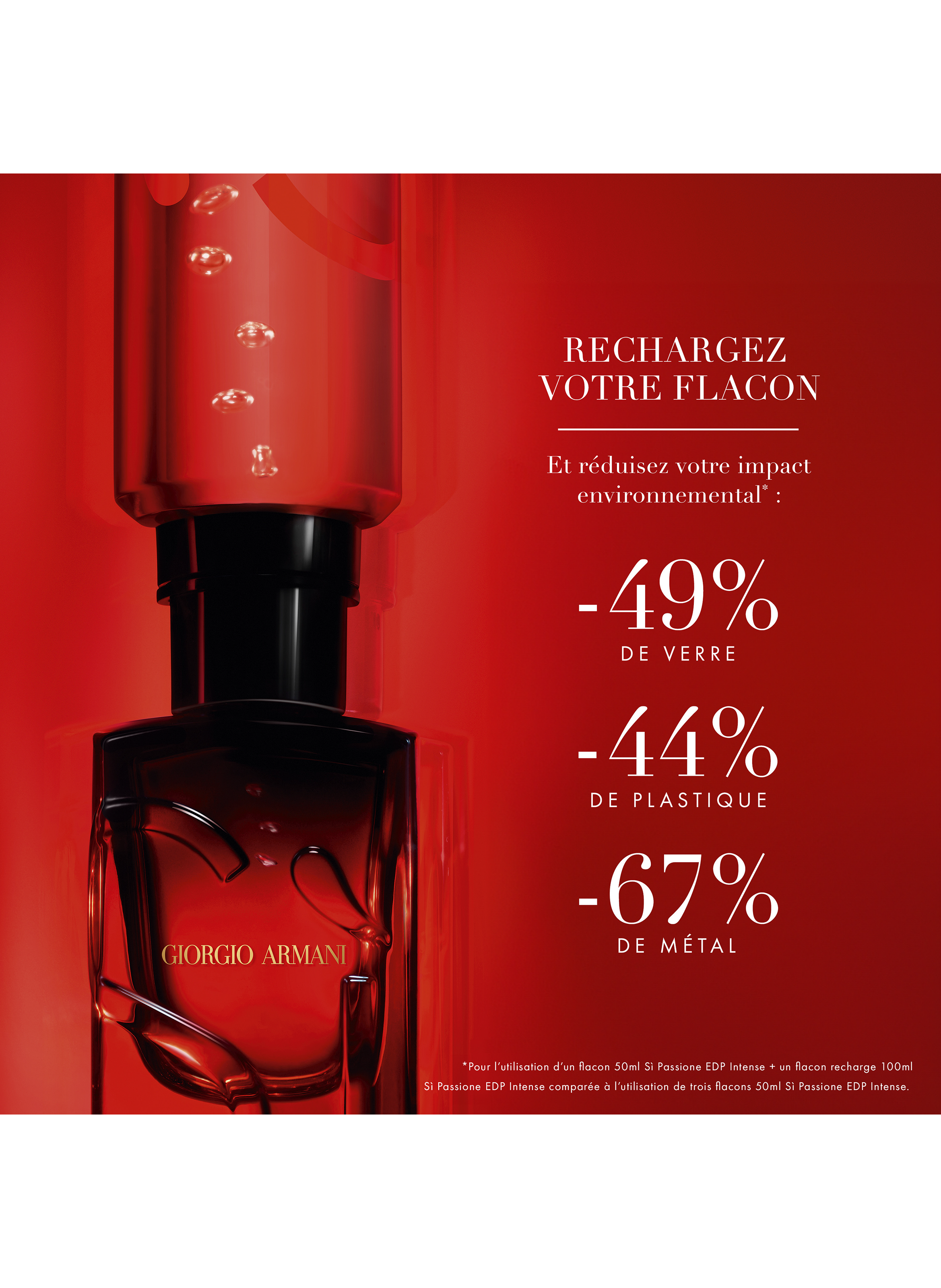 Si Eau de Parfum intense - floral amber refillable ARMANI No color