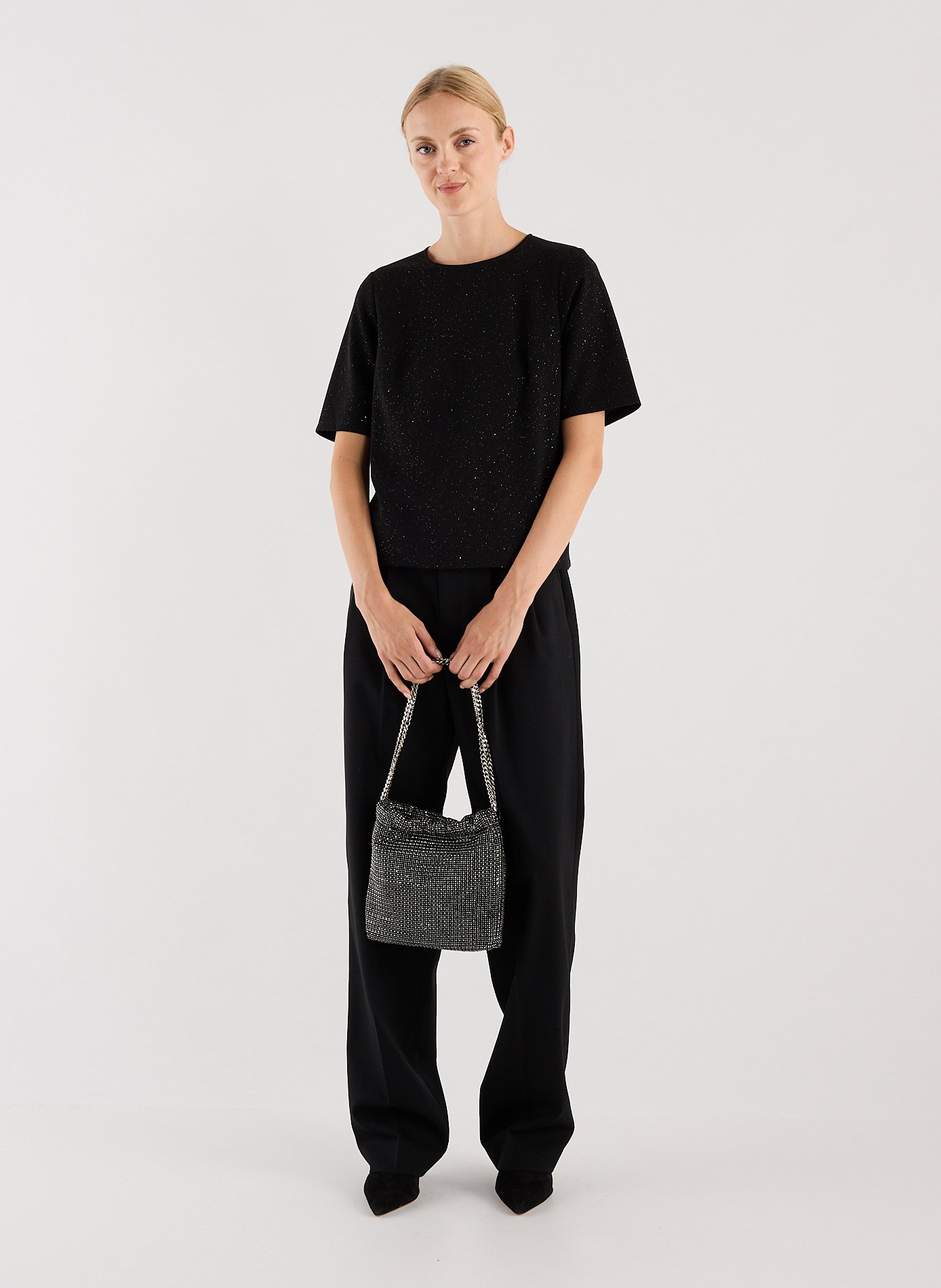 Sac à main Gloel à strass SAISON 1865 Noir