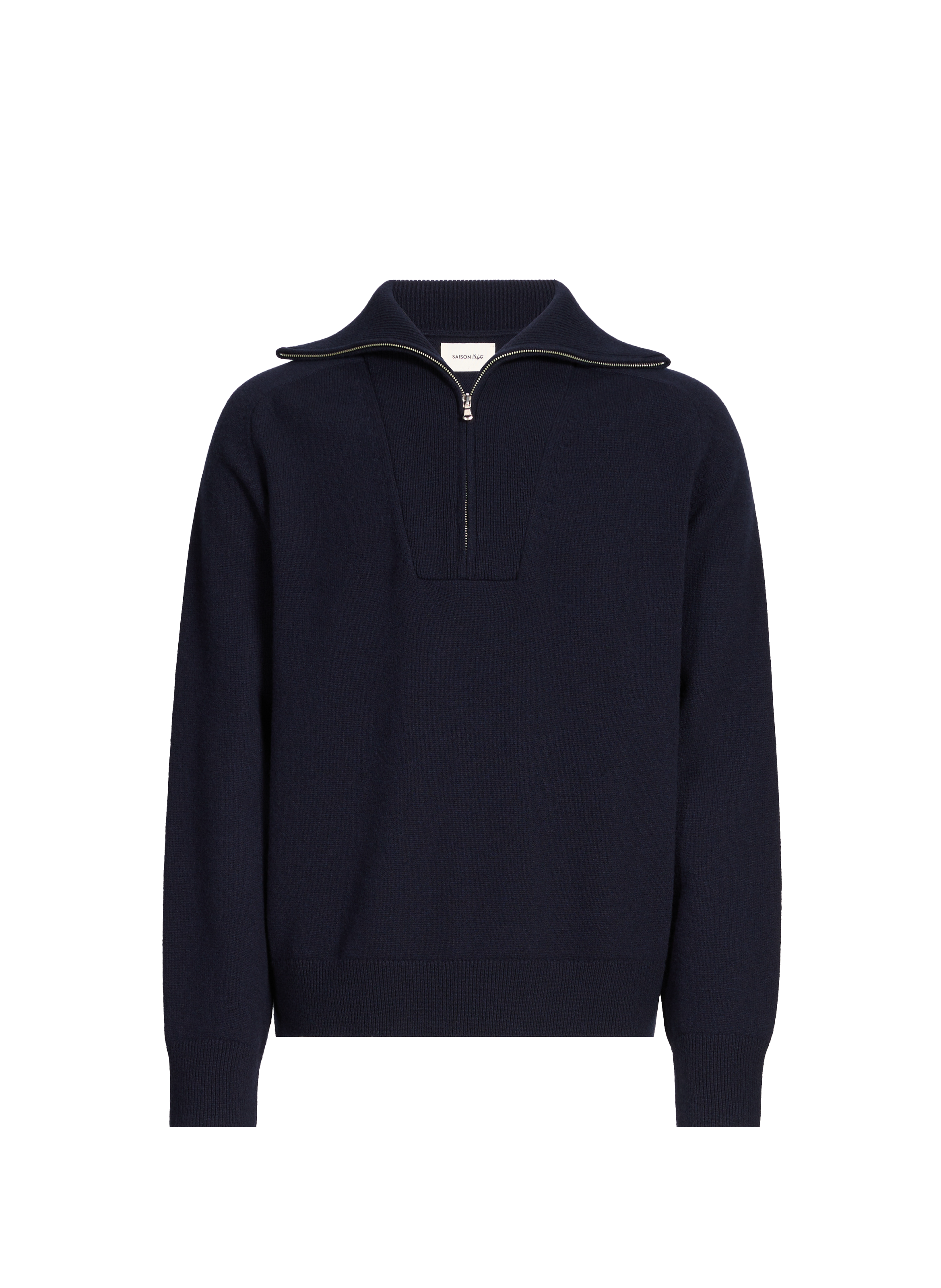 Wool high-neck sweater SAISON 1865 Blue