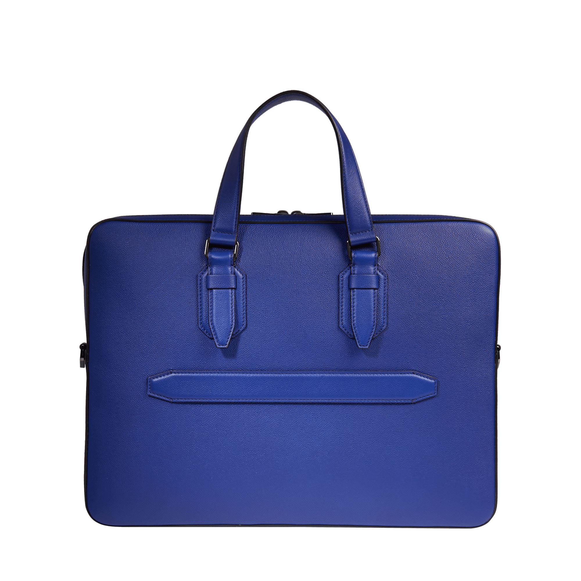 Porte-documents zippé 15"6 charlie de lancel en cuir LANCEL Bleu