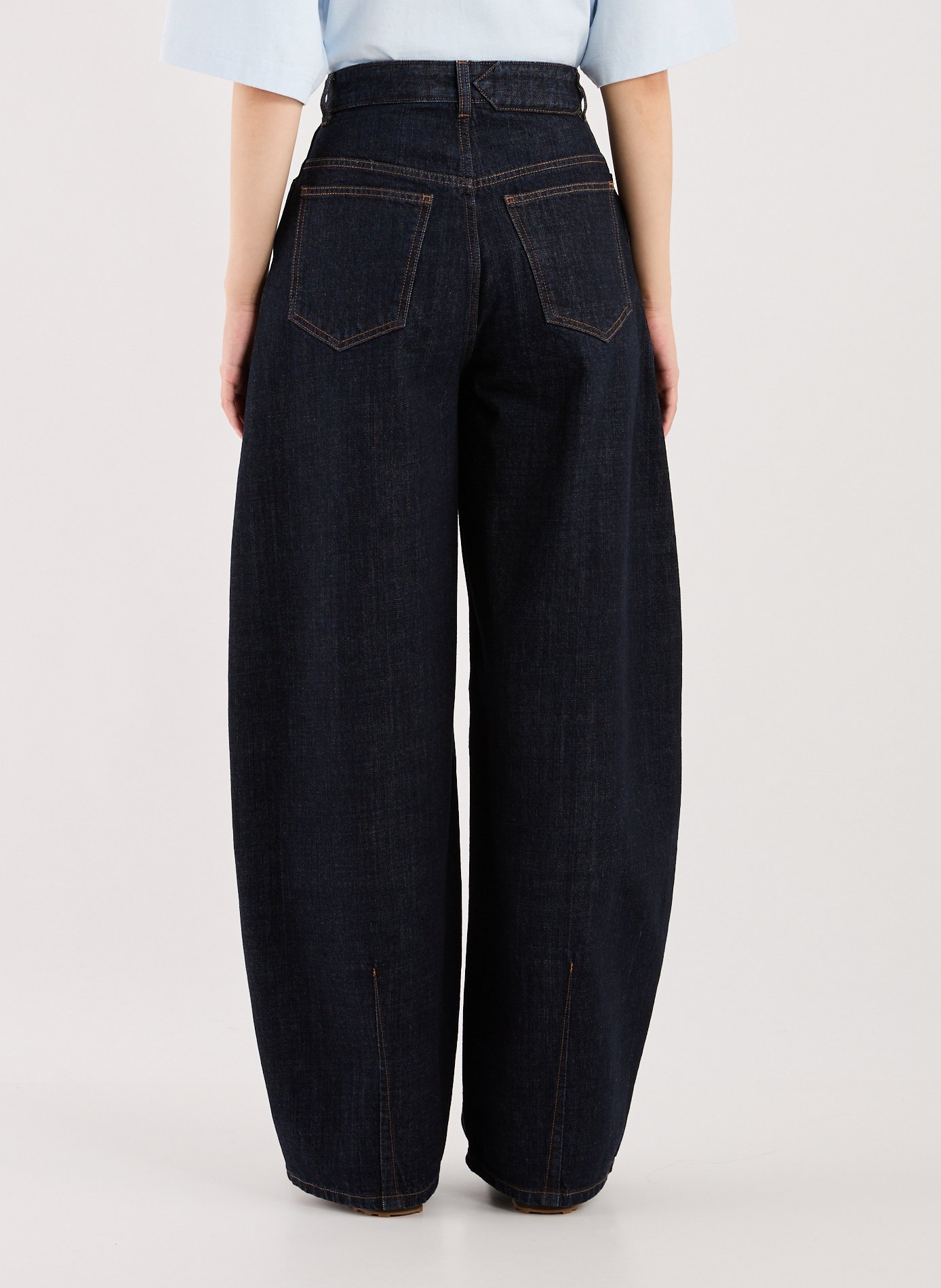 Jean de-Nîmes Ovalo en coton JACQUEMUS Bleu