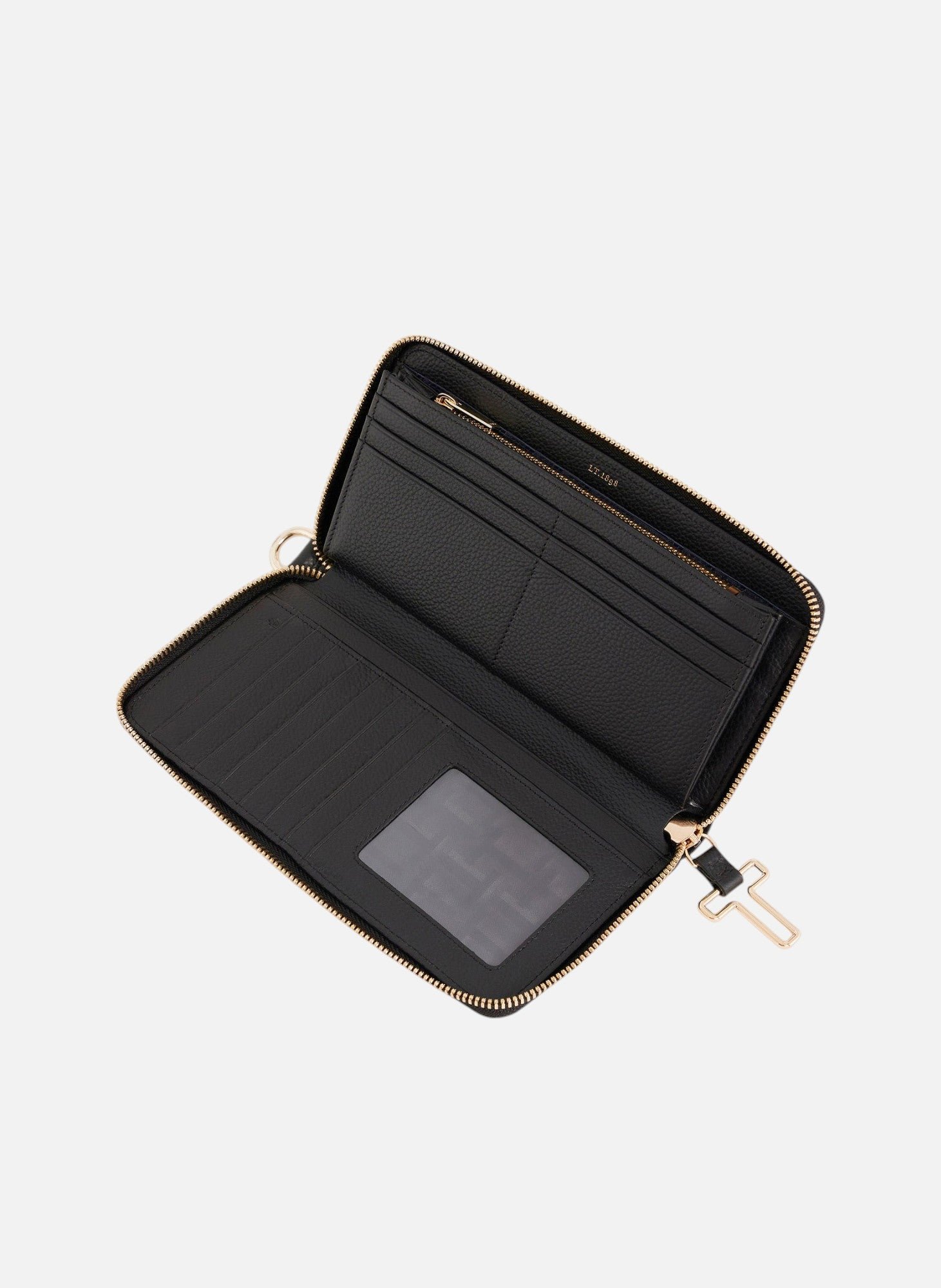 Compagnon zippé juliette en cuir grainé LE TANNEUR Noir