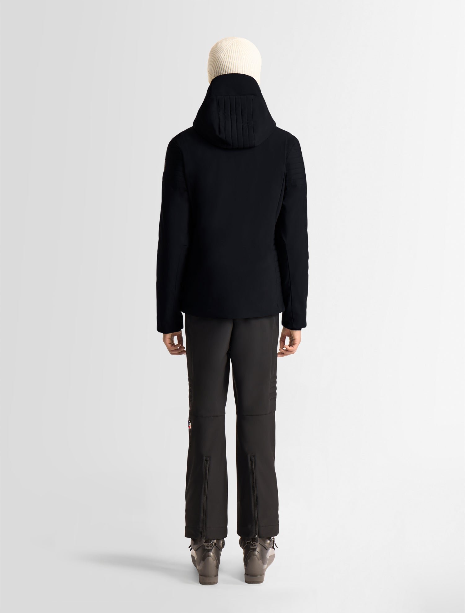 Veste de ski power col montant coupe regular FUSALP Noir