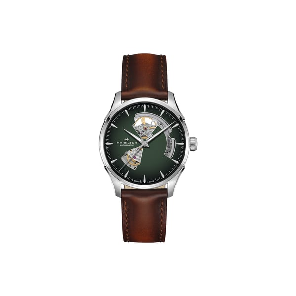 Montre automatique en cuir et acier inoxydable Montre automatique en cuir et acier inoxydable