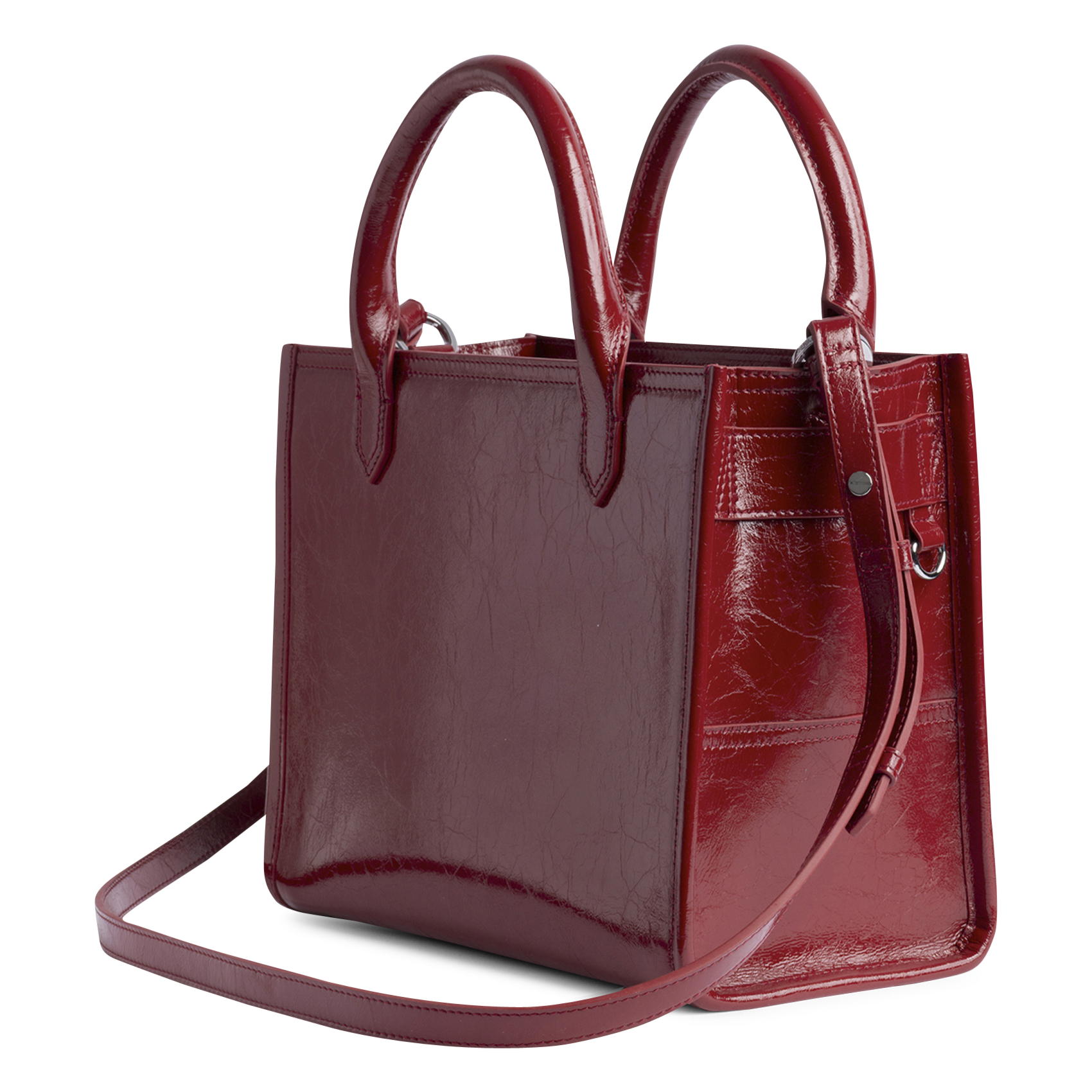 Sac bandoulière en cuir angel ZADIG&VOLTAIRE Rouge