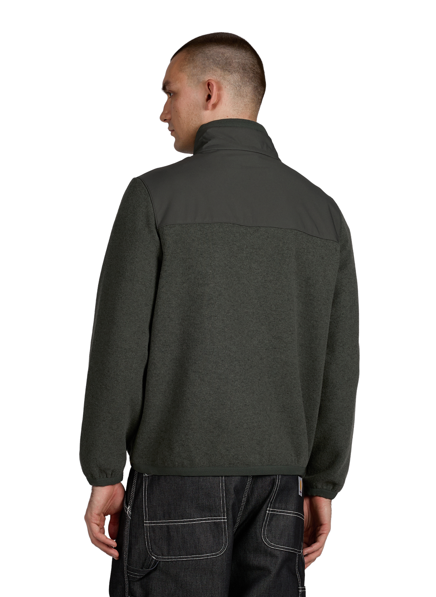High-neck jacket K-WAY Khaki