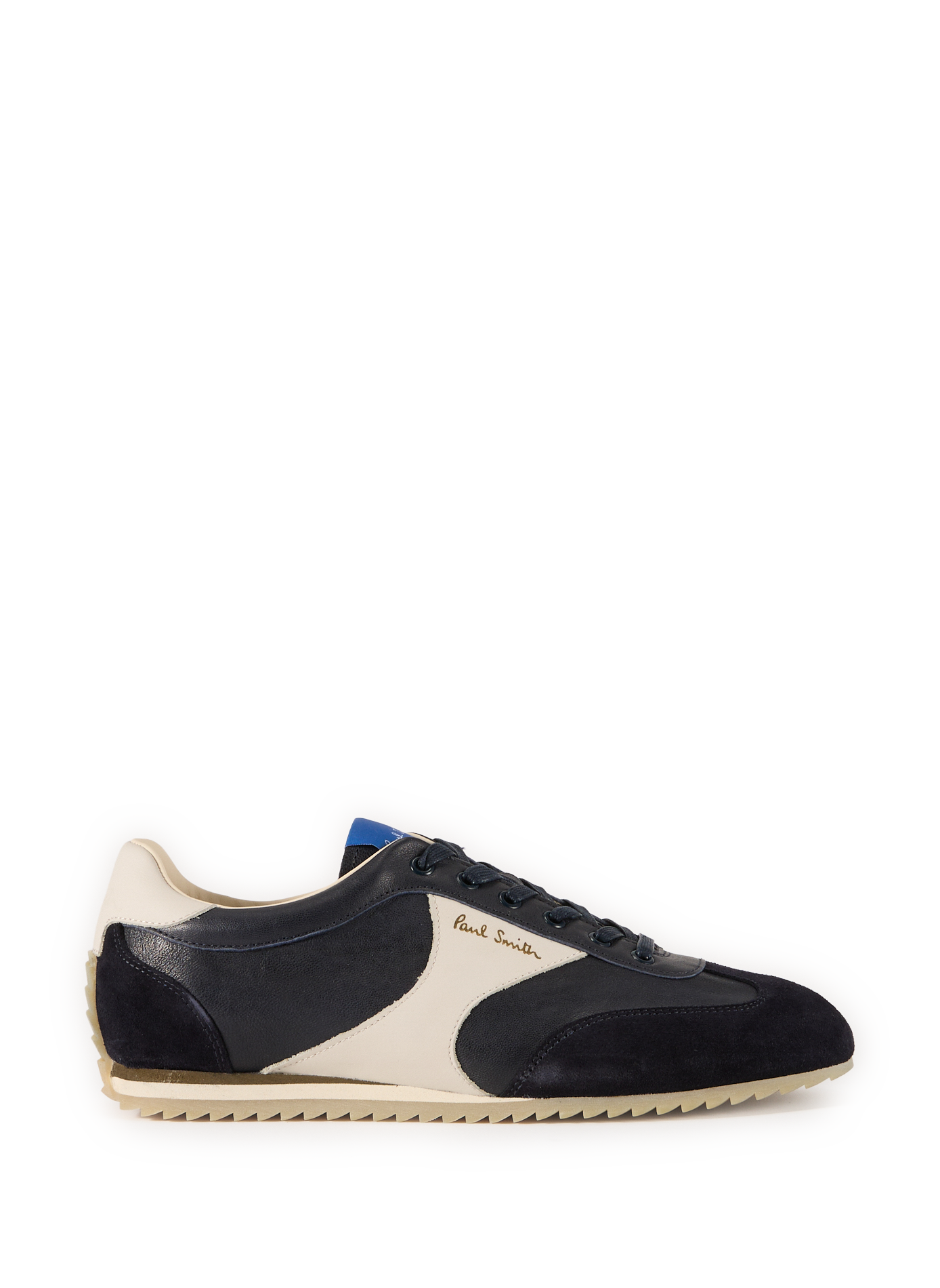 Text translated to English:
Chilly leather wedge sneakers PAUL SMITH Blue