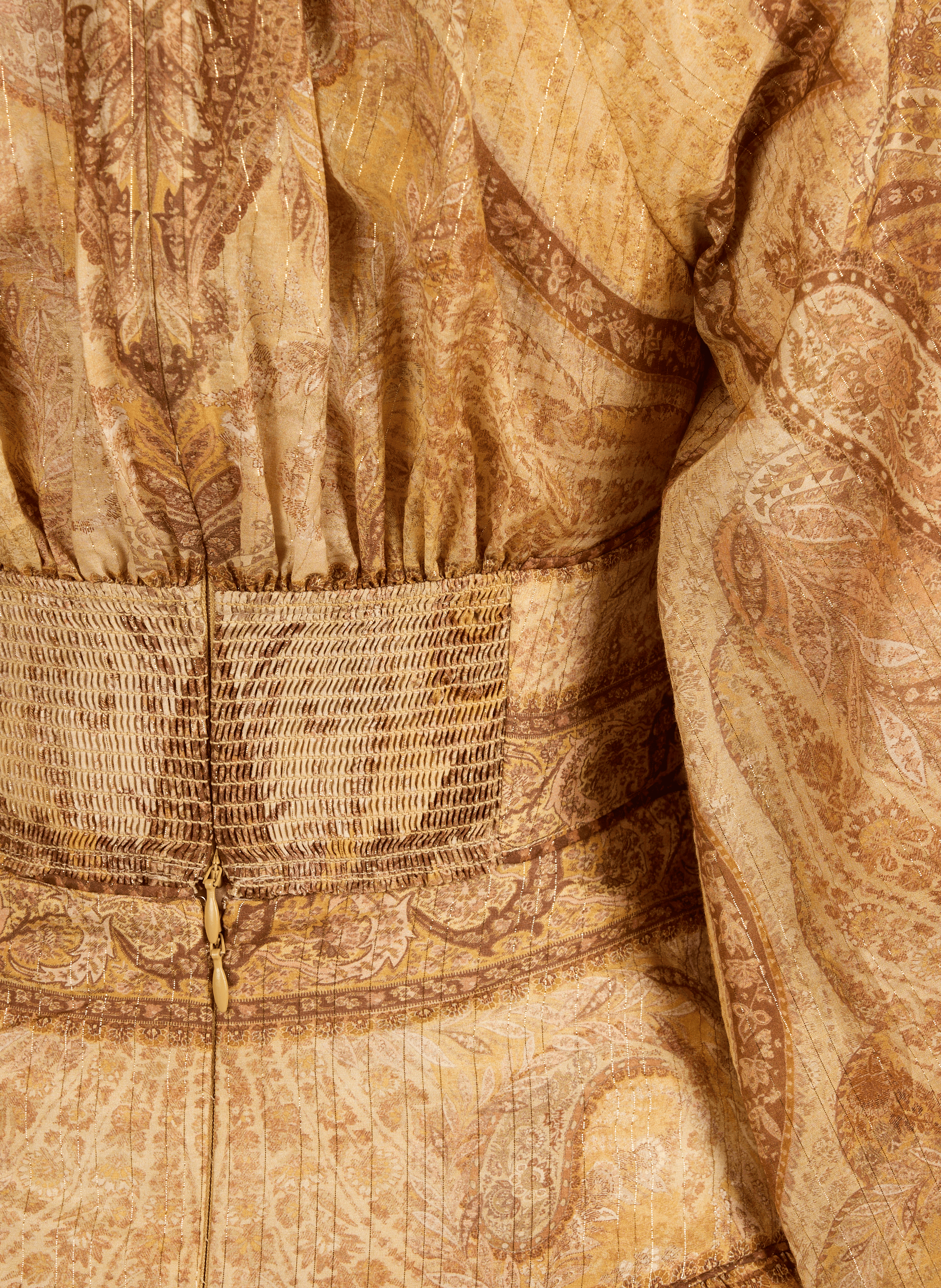 Top court imprimé en coton et soie mélangés ZIMMERMANN Multicolore