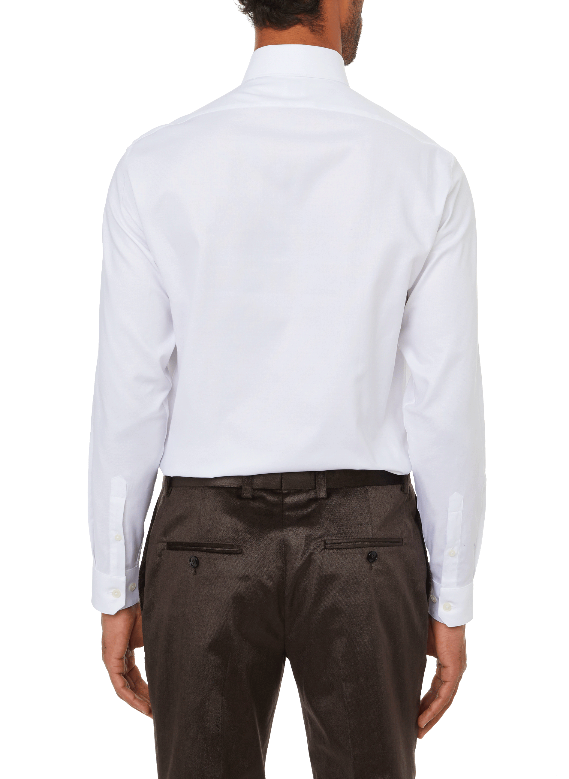 Cotton twill shirt AU PRINTEMPS PARIS White