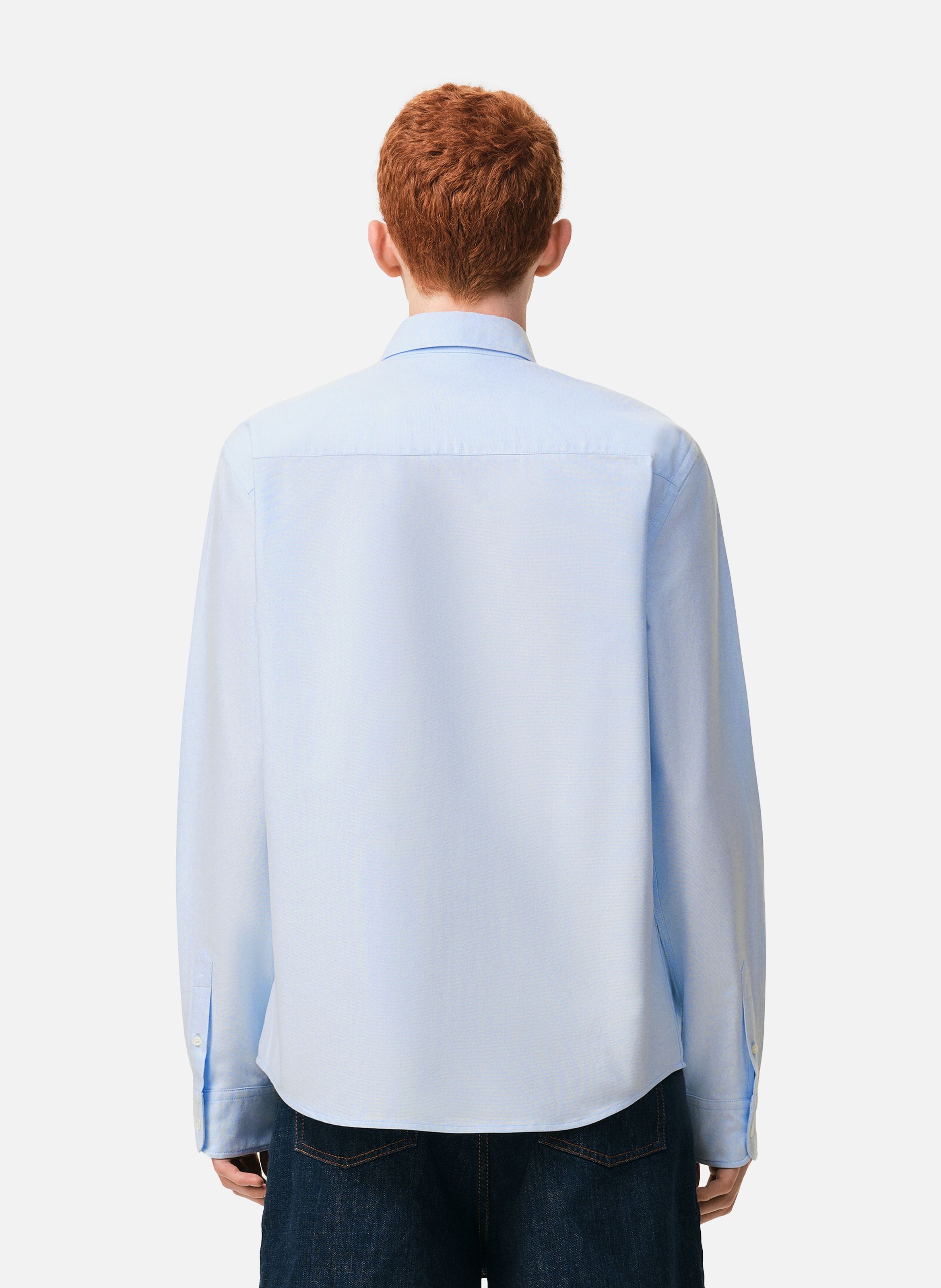 Chemise Col Boutonné Ami De Coeur En Coton AMI PARIS Bleu