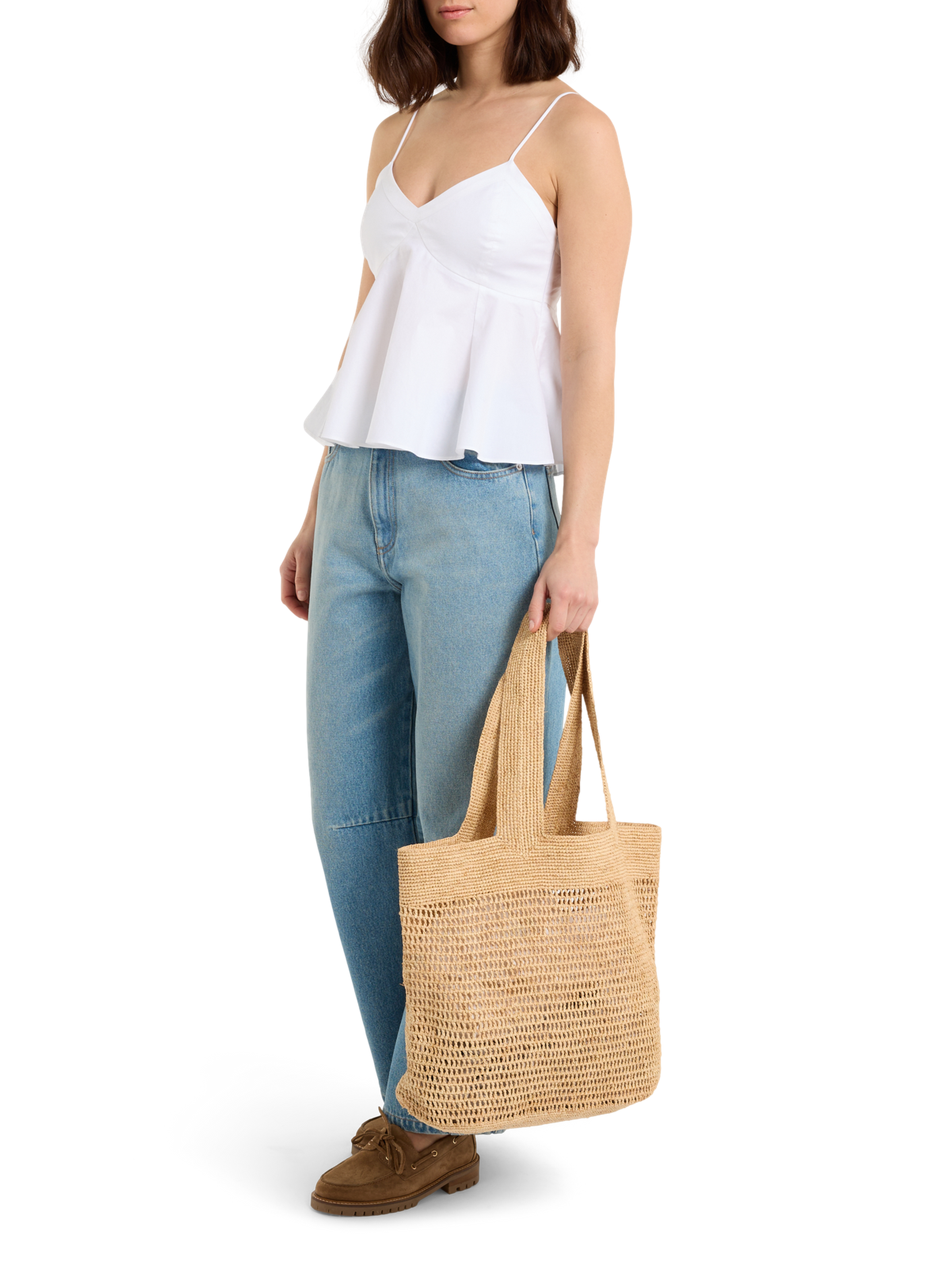 Bateaux chunky en daim SAISON 1865 Beige