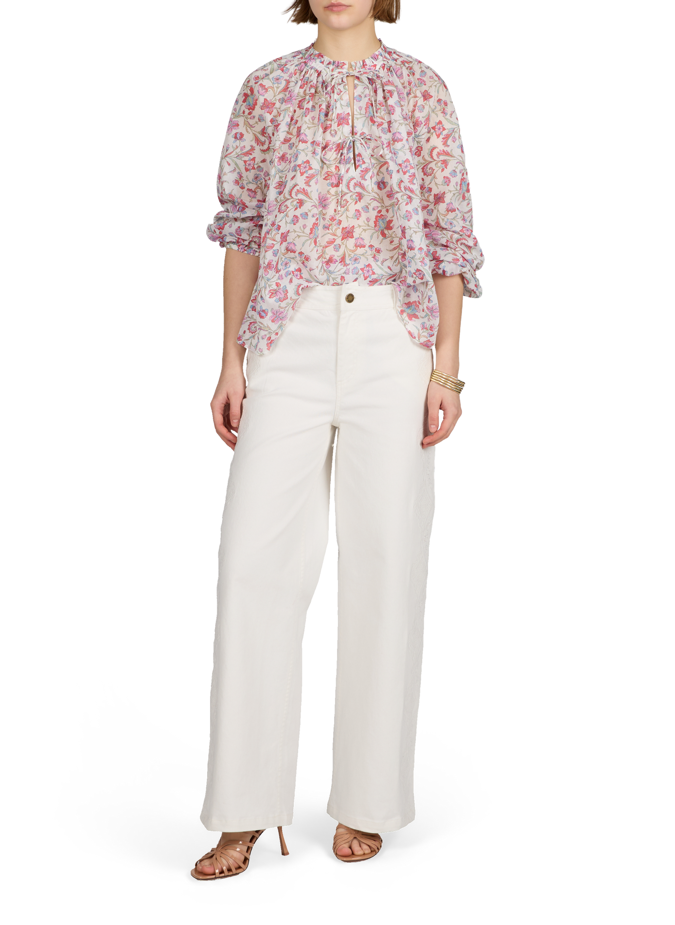 Jonc multiple maille AU PRINTEMPS PARIS Doré