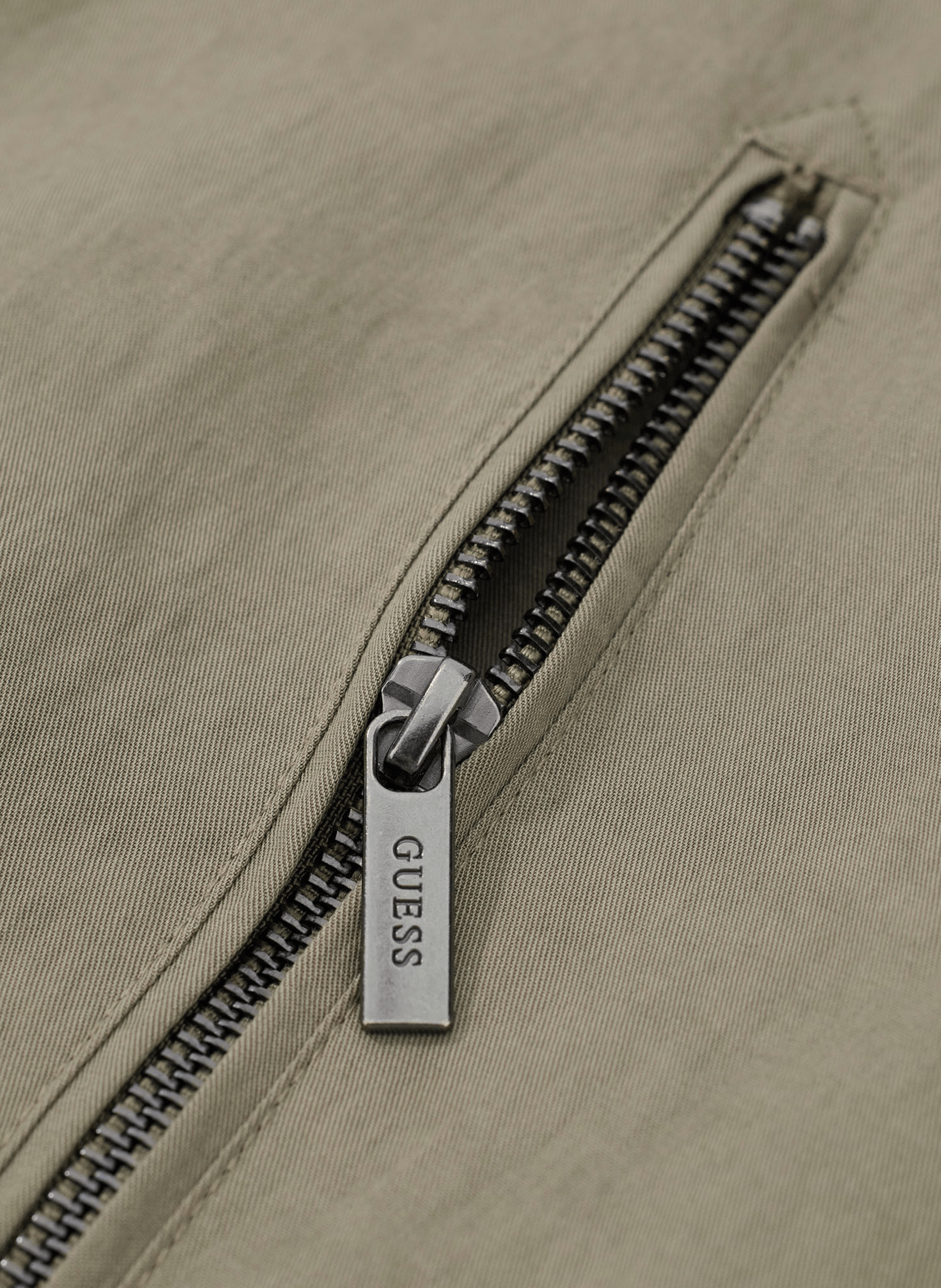 Straight jacket with classic collar GUESS Green