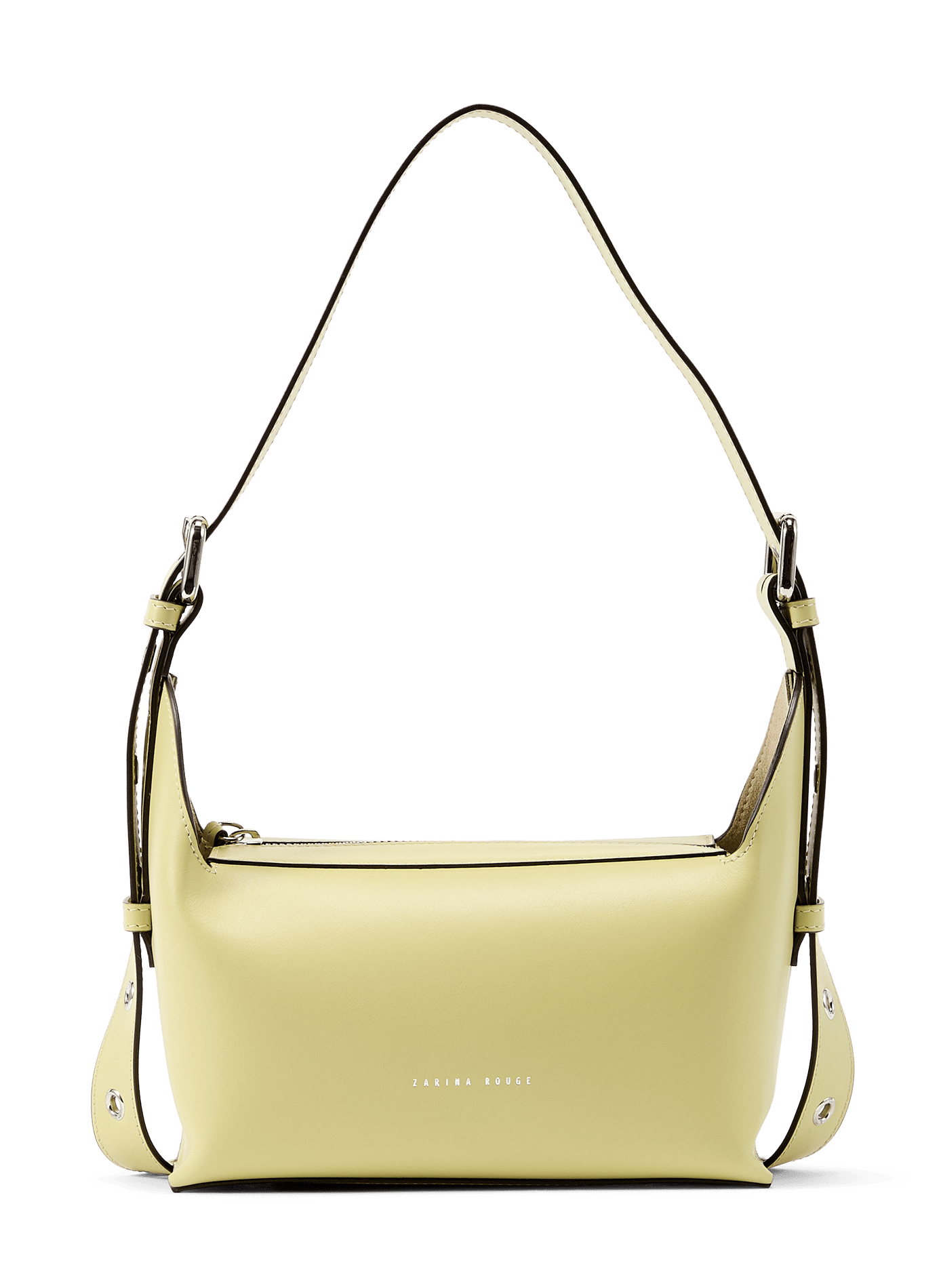 Sac à main Charlie en cuir de vache ZARINA ROUGE Green