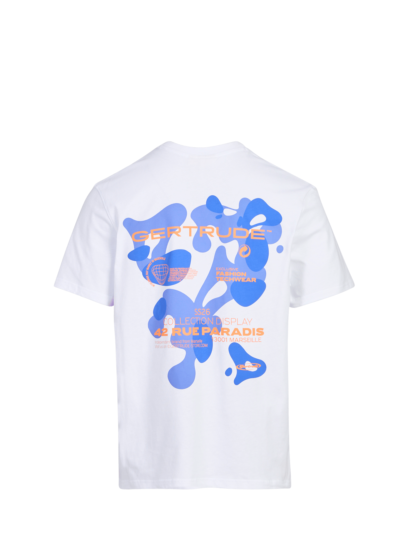 Printed cotton T-shirt GERTRUDE ET GASTON White