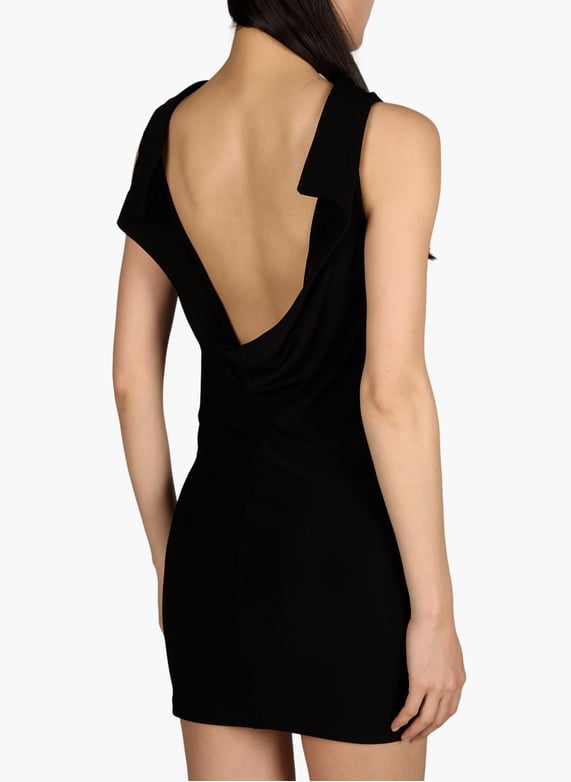 Fitted short dress with open back neckline Black Alexander wang - Women | Printemps.com Fitted short dress with open back neckline Black Alexander wang - Women | Printemps.com