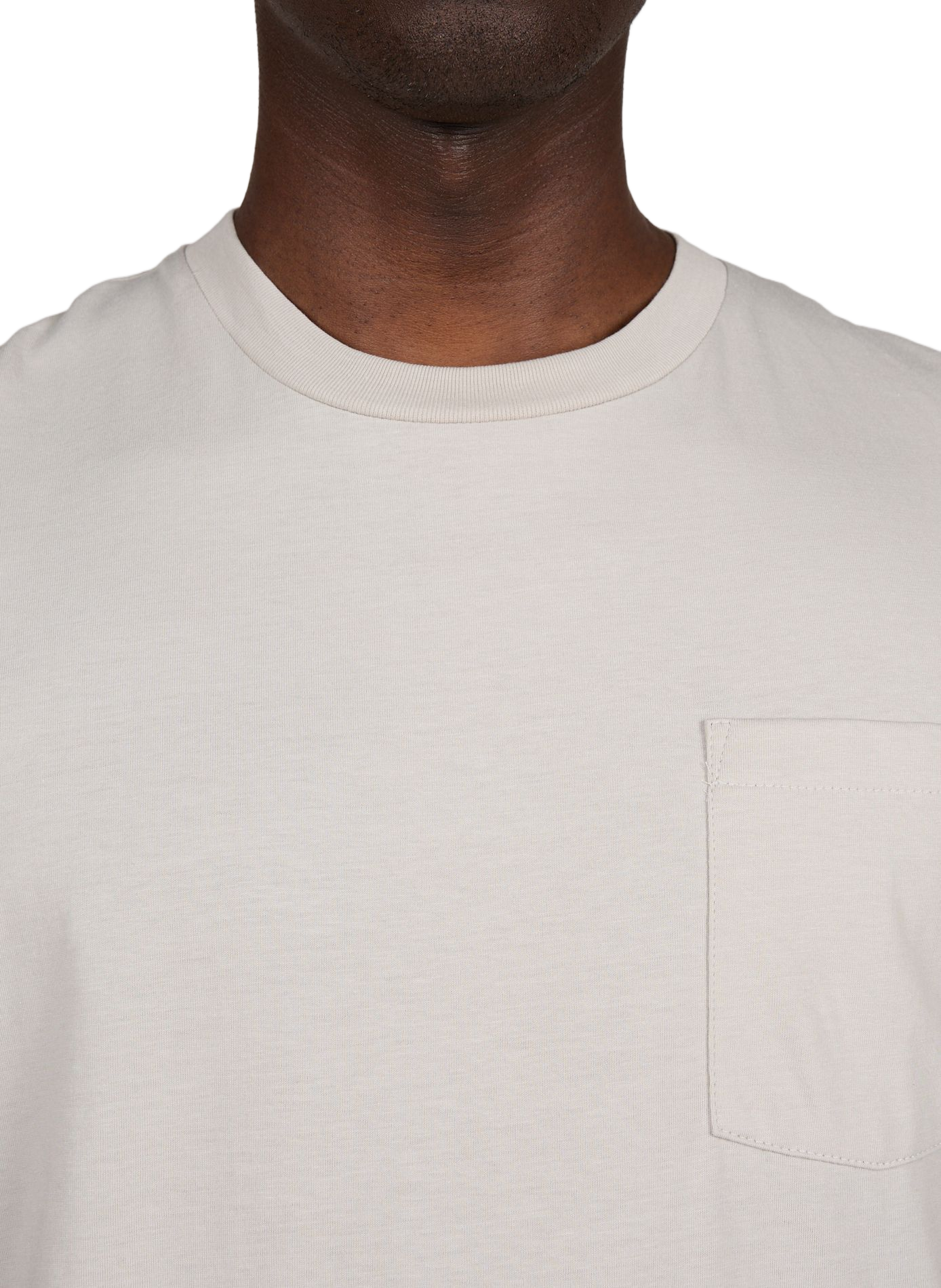 T-shirt droit imprimé en coton REPLAY Gris