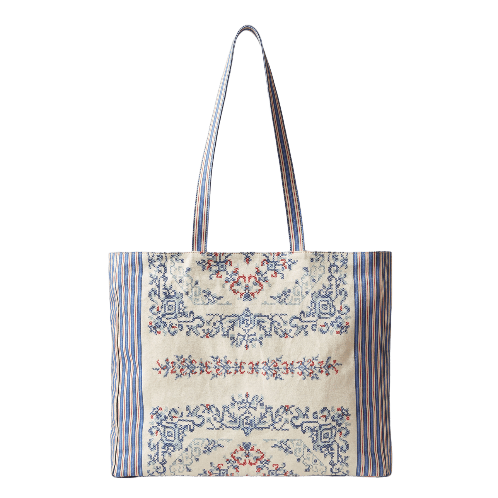 Tote bag imprimé en coton anora CLAUDIE PIERLOT Multicolore