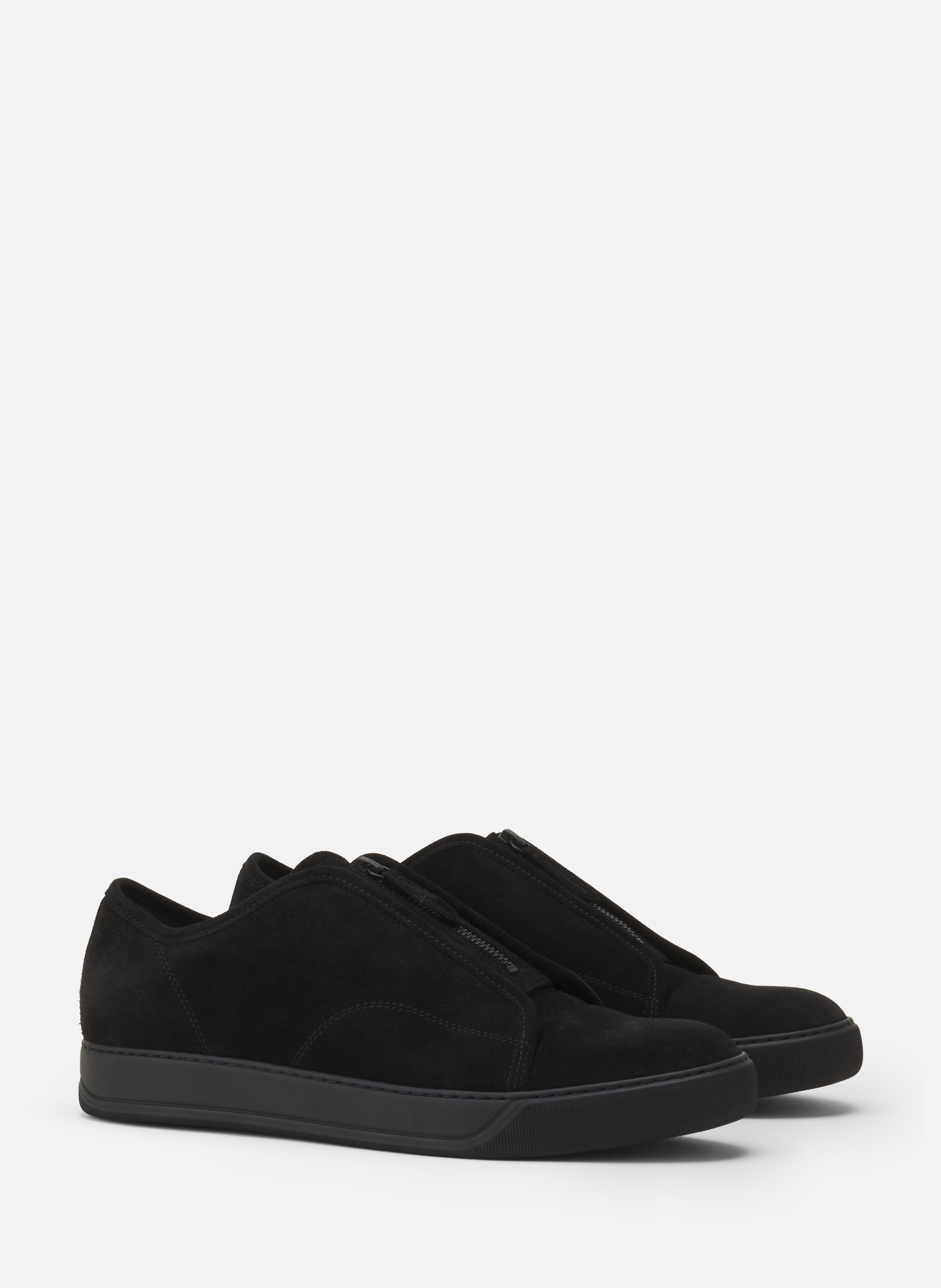 Sneakers dbb1 zip en suede LANVIN Noir