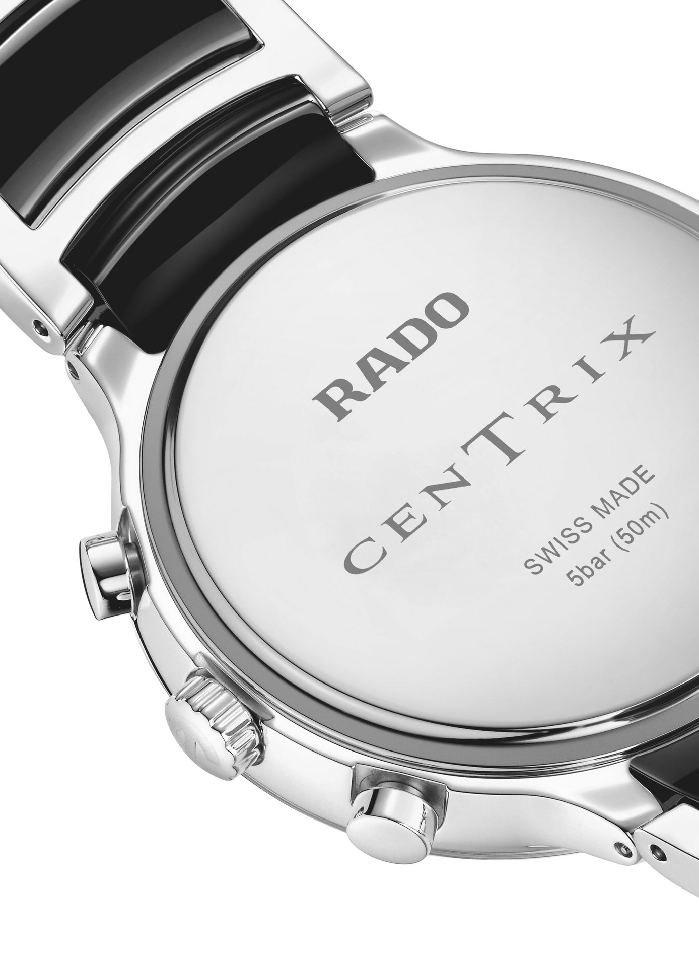 Montre quartz Centrix en céramique RADO Noir